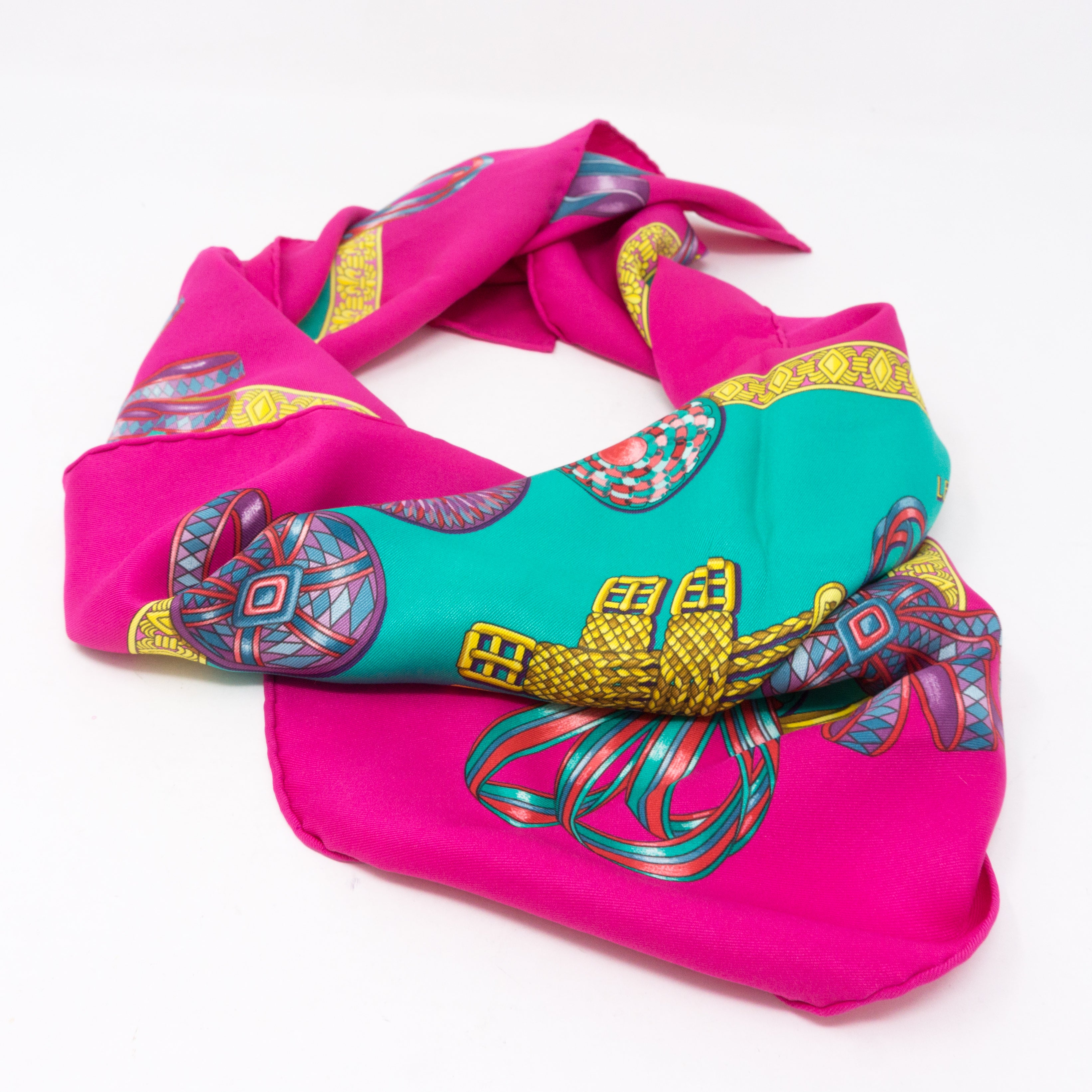 Silk Scarf 70 Les Rubans Du Cheval