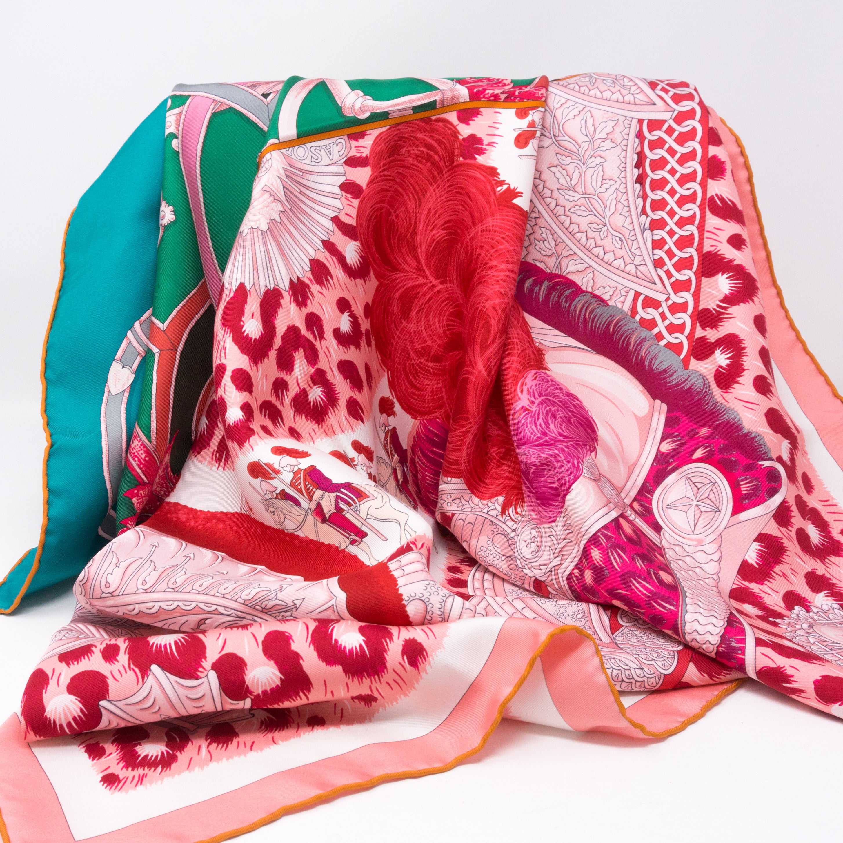 Silk Scarf 90 Double Sangle