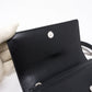 Sunset Chain Wallet Black Leather