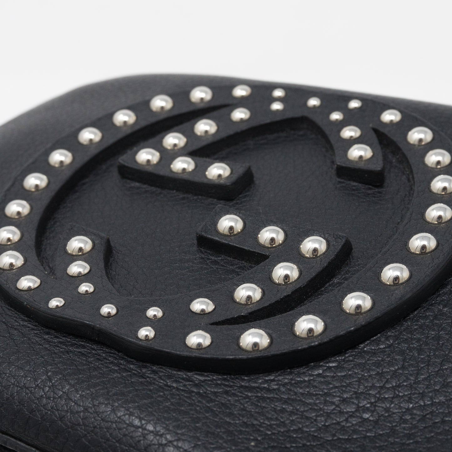 Disco Soho Studded Black Leather