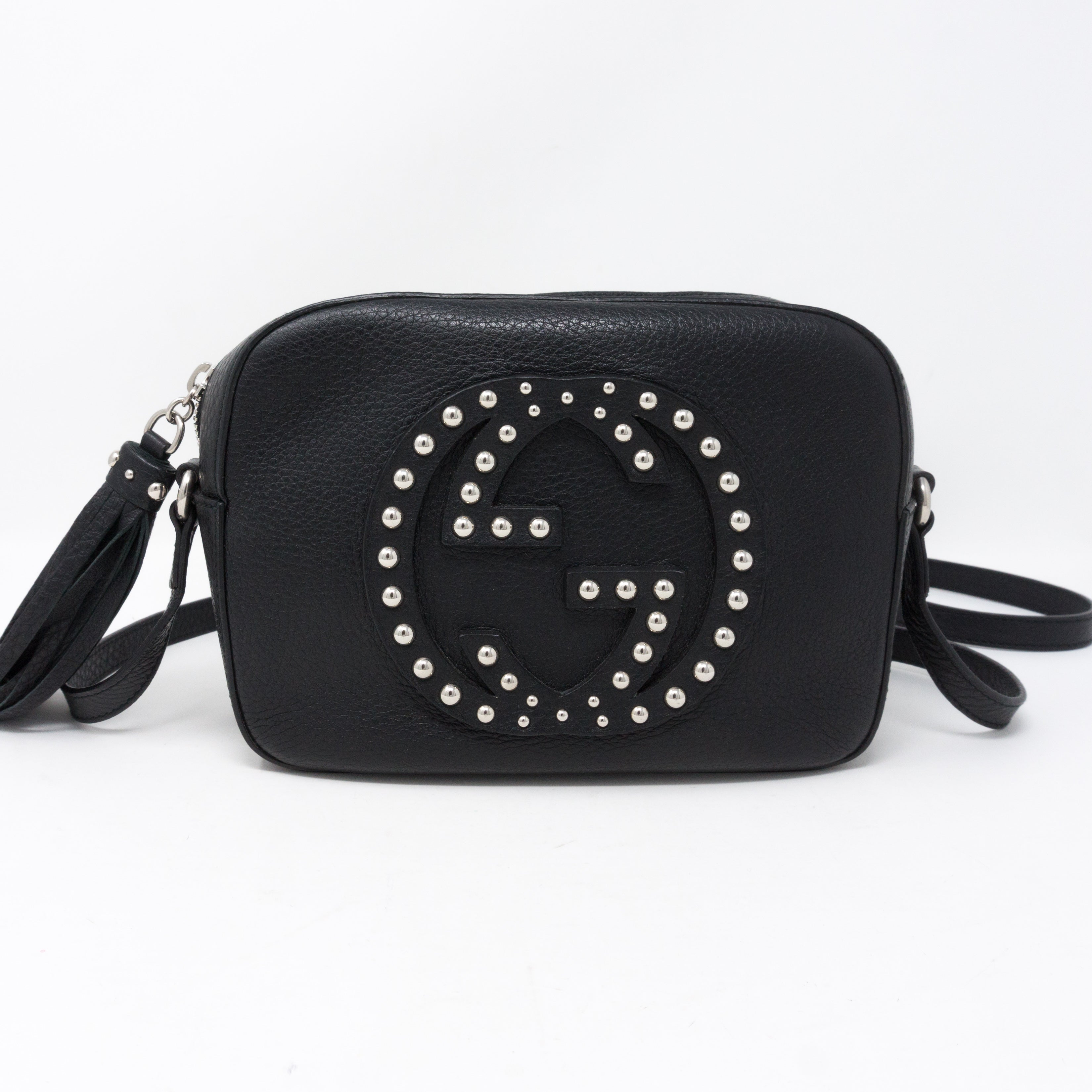 Disco Soho Studded Black Leather