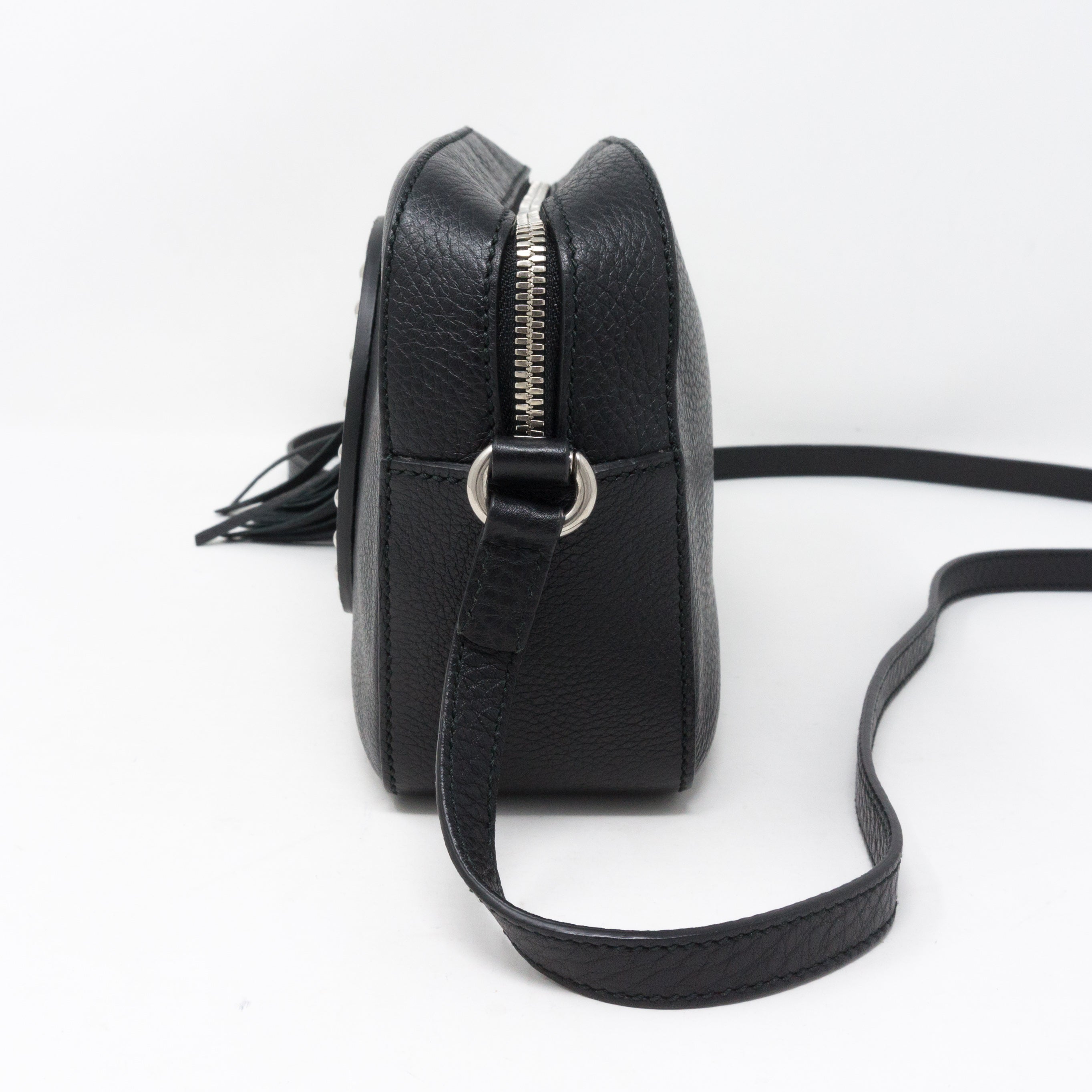 Disco Soho Studded Black Leather
