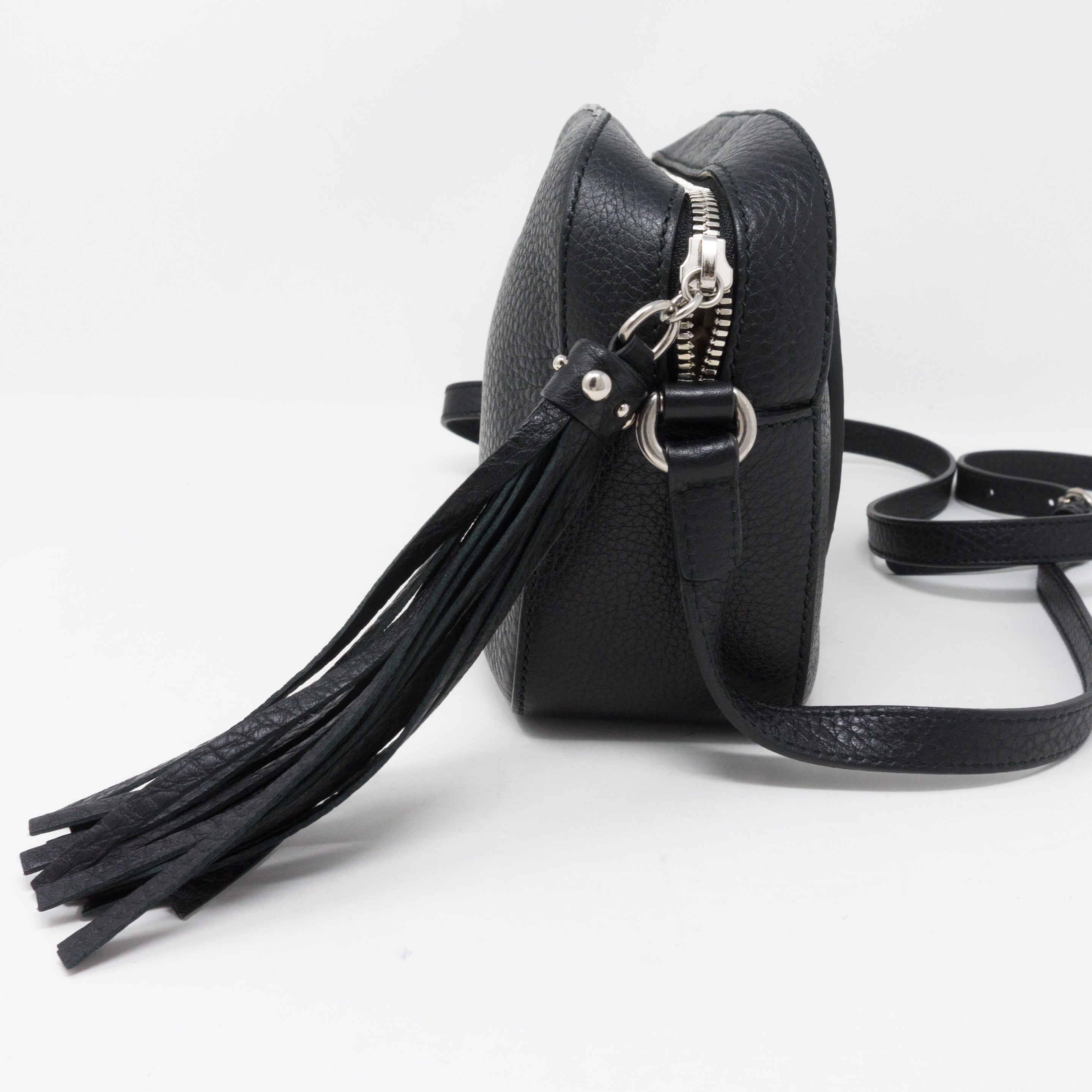 Disco Soho Studded Black Leather