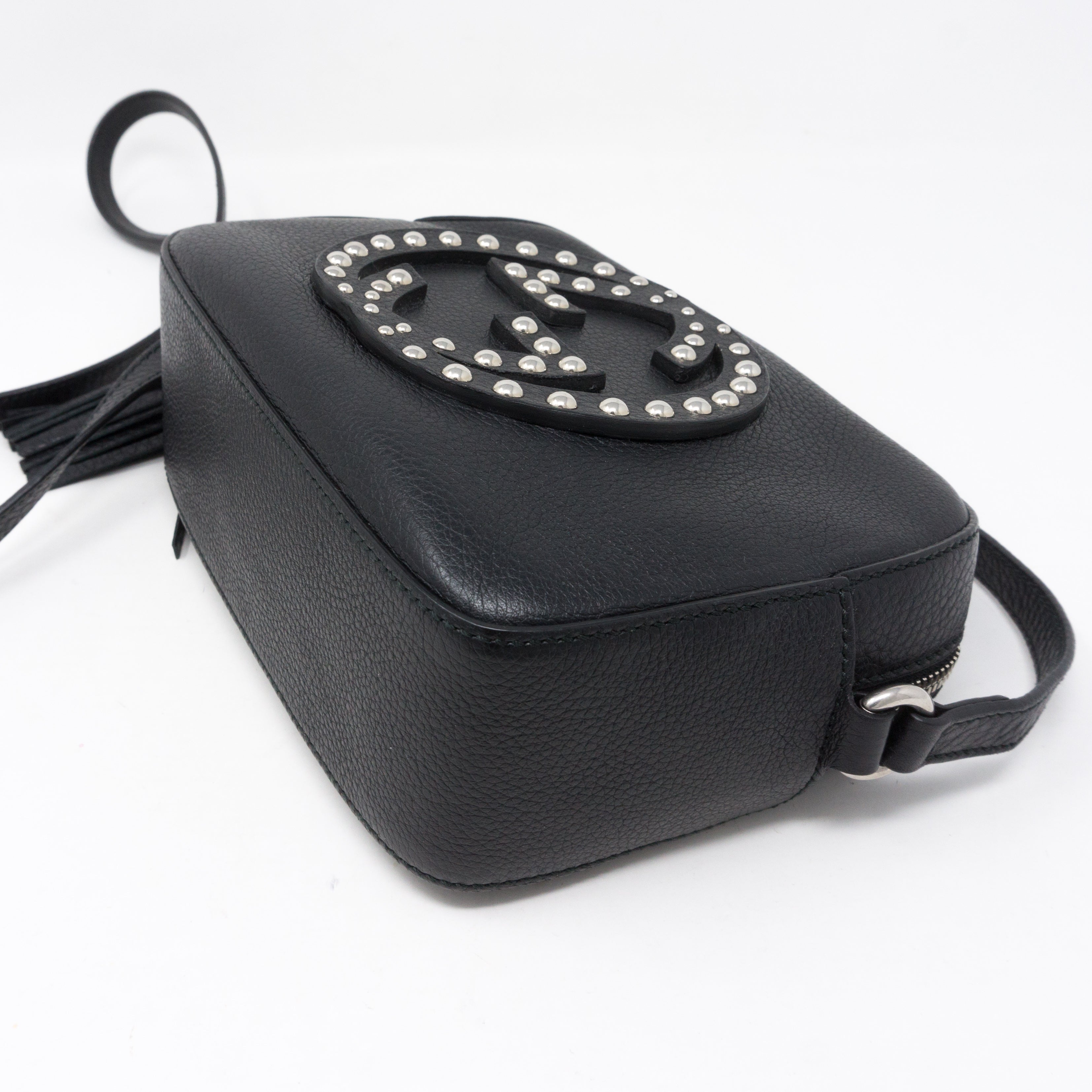Disco Soho Studded Black Leather