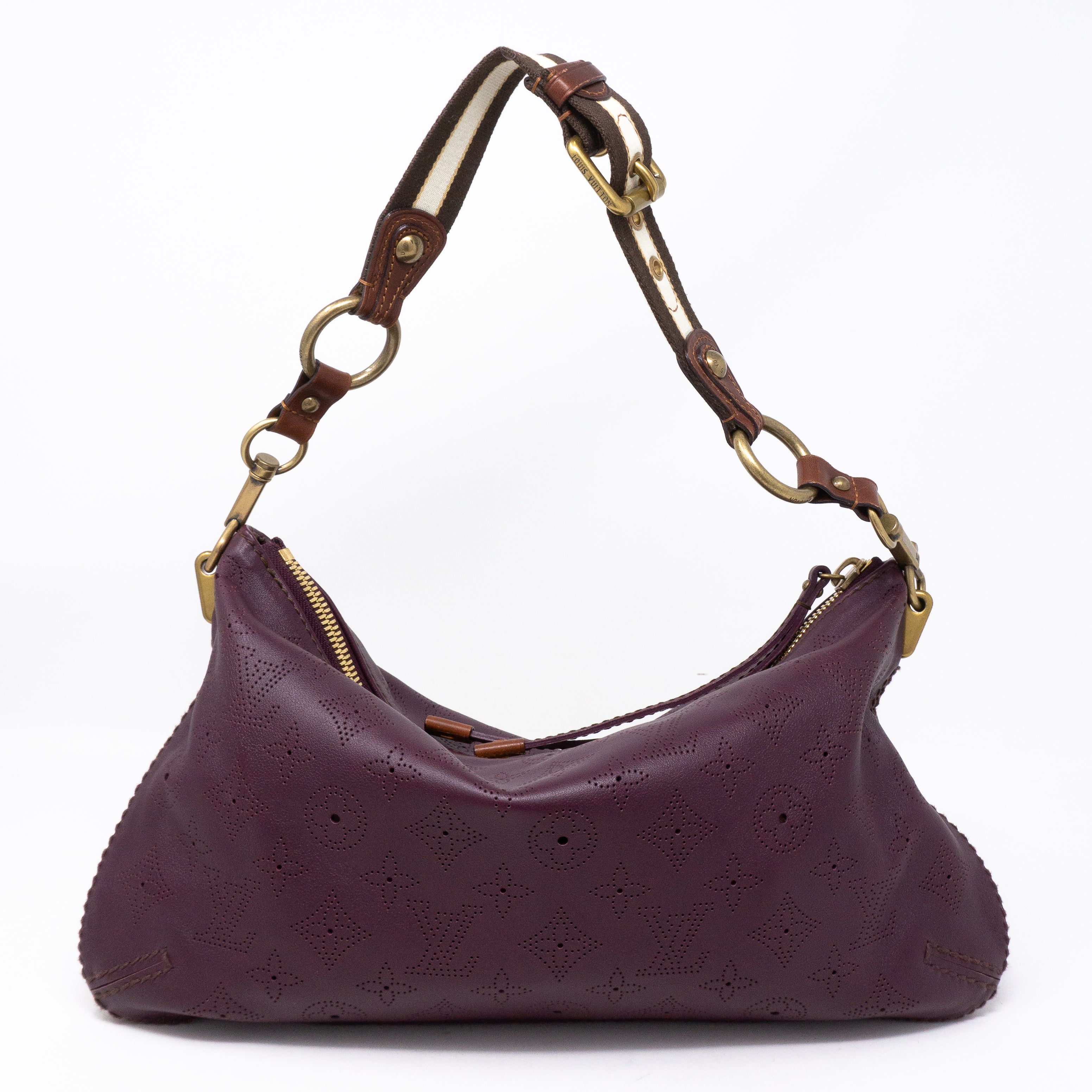 Pochette Onatah Mahina Leather Aubergine