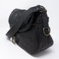 Cannage Quilted Black Leather Shoulder Bag