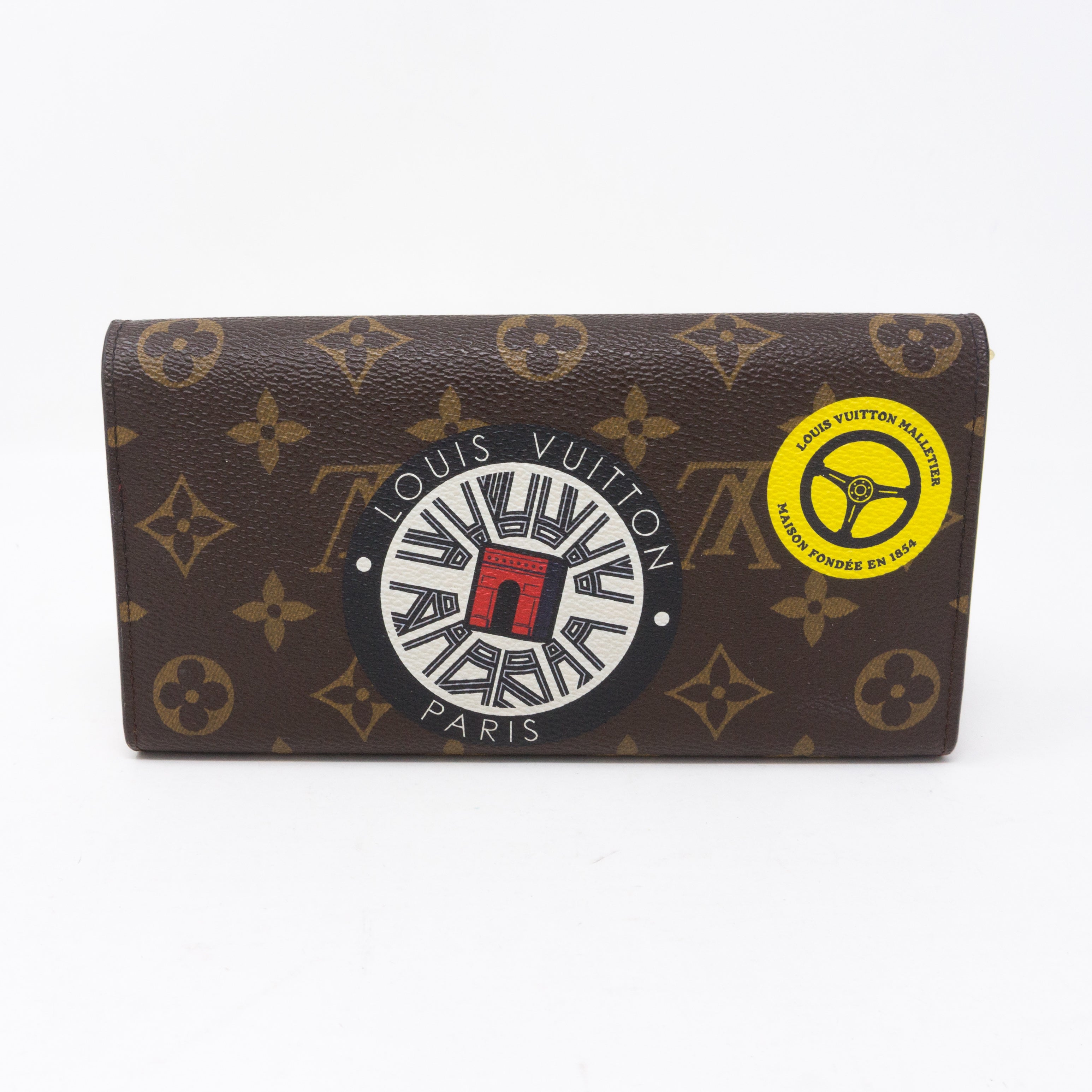 Sarah Wallet Monogram World Tour