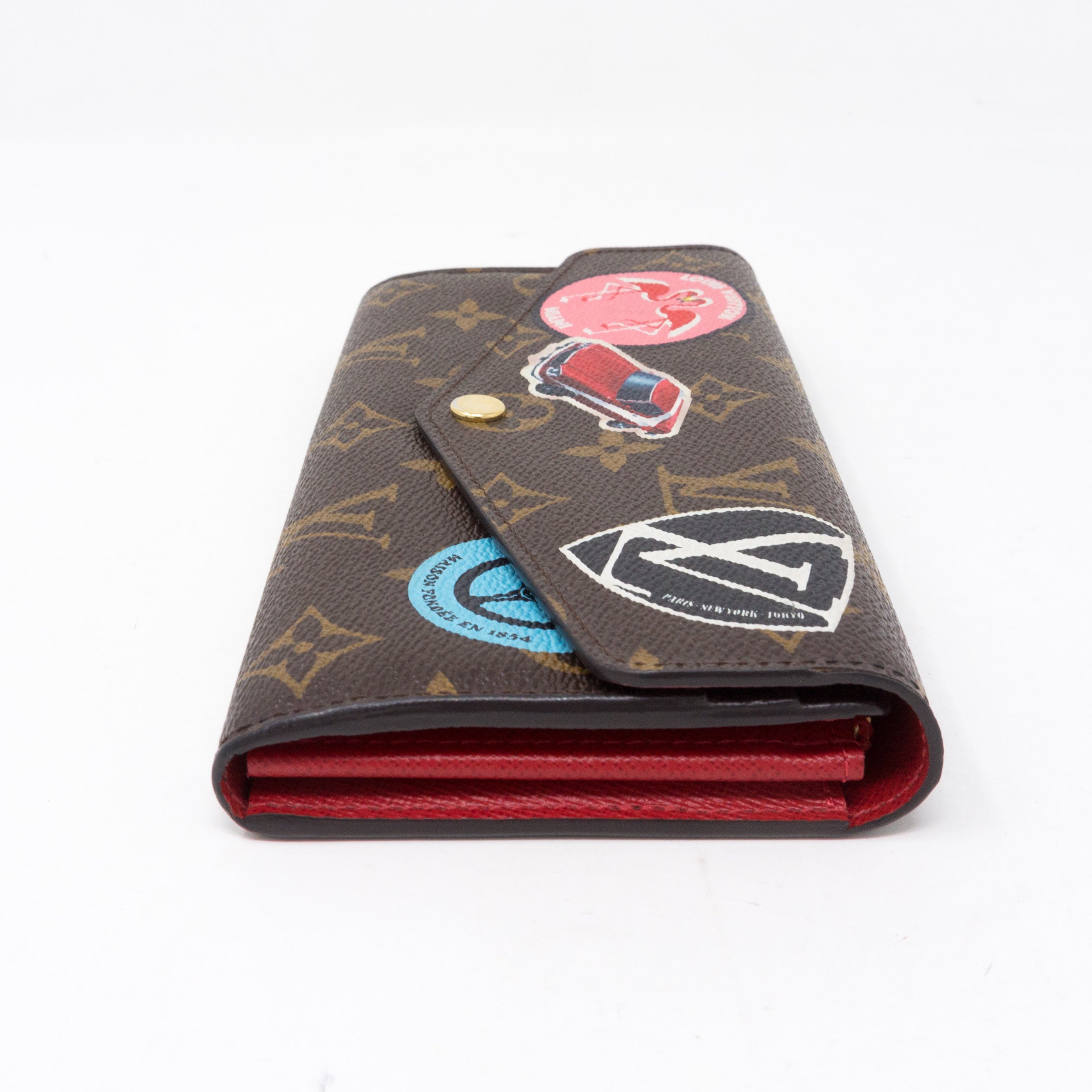 Sarah Wallet Monogram World Tour