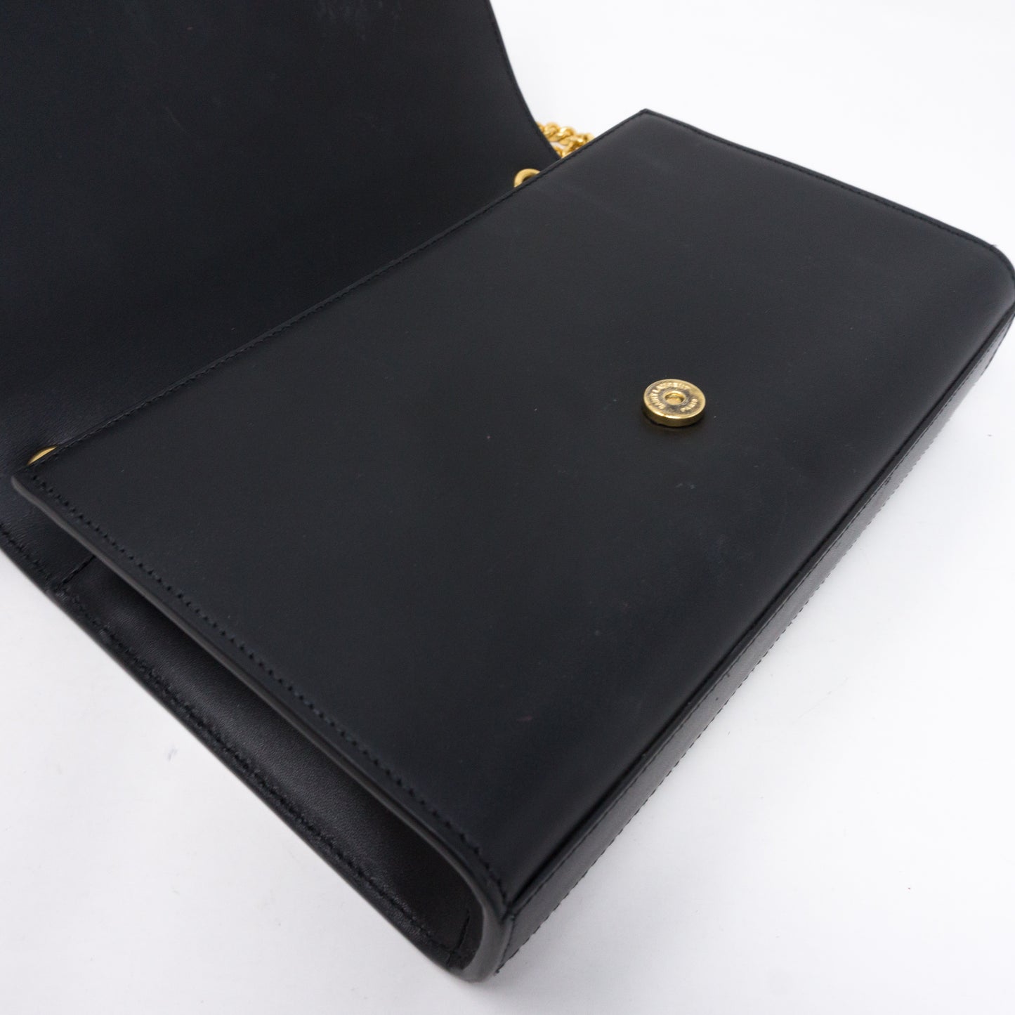 Kate Medium Tassel Black Leather