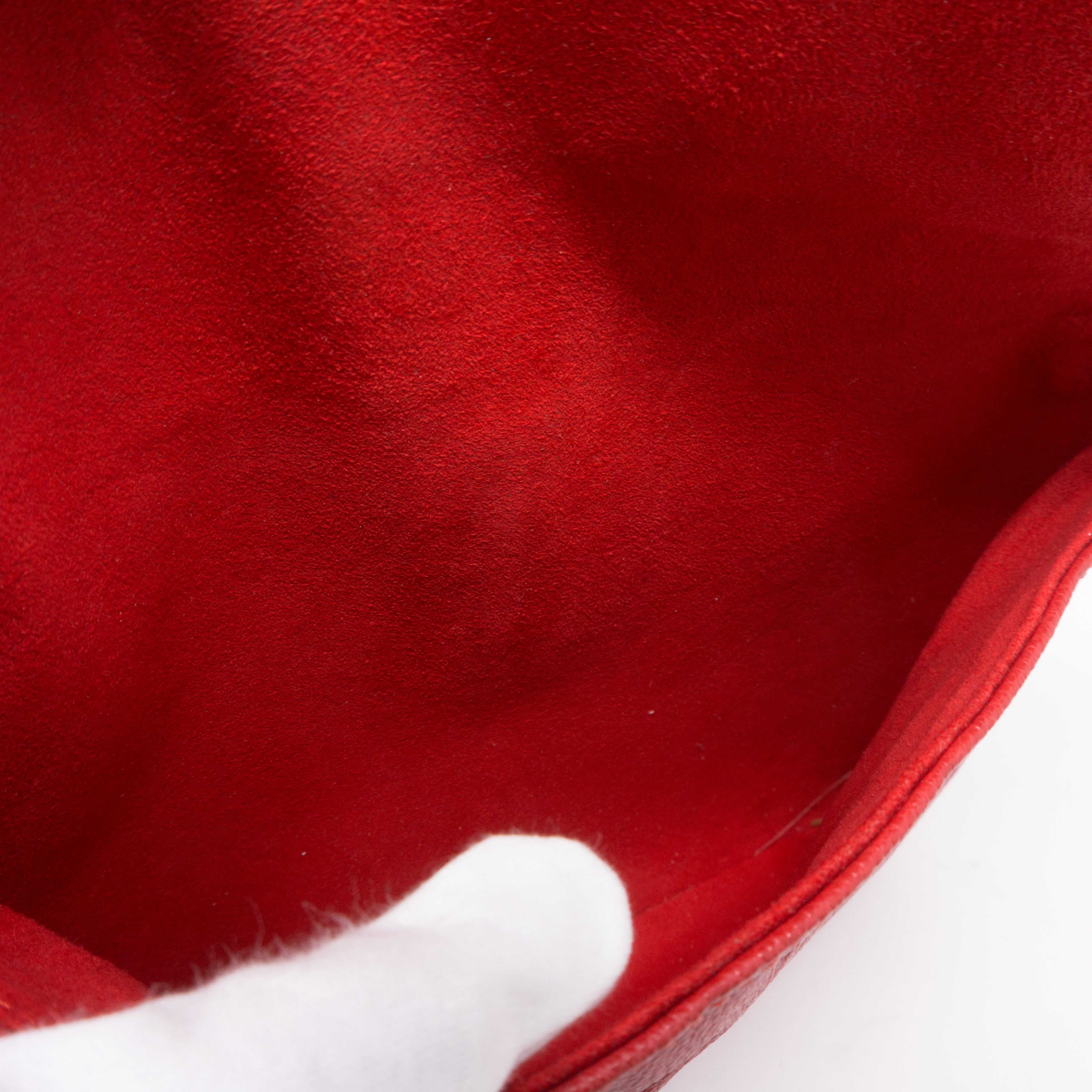 Twice Monogram Empreinte Red