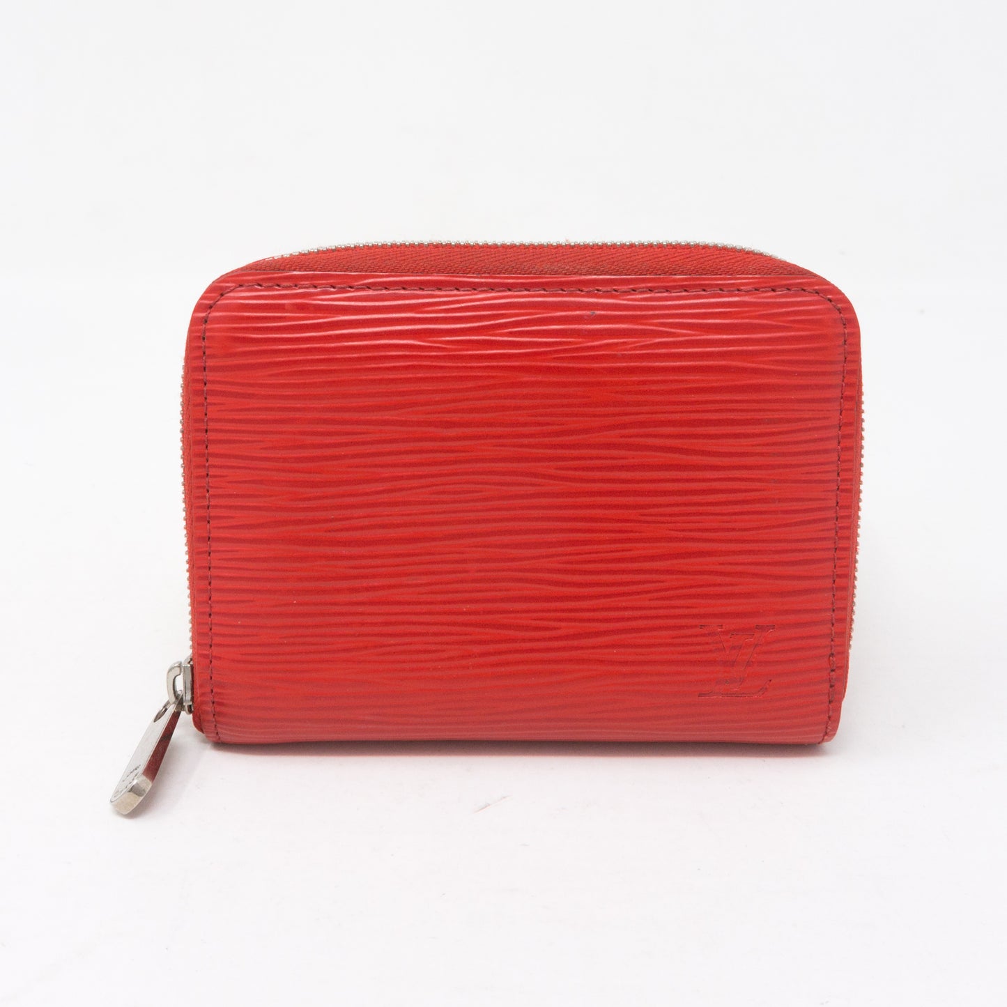 Zippy Coin Purse Red Epi Leather