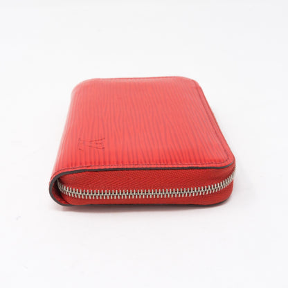 Zippy Coin Purse Red Epi Leather