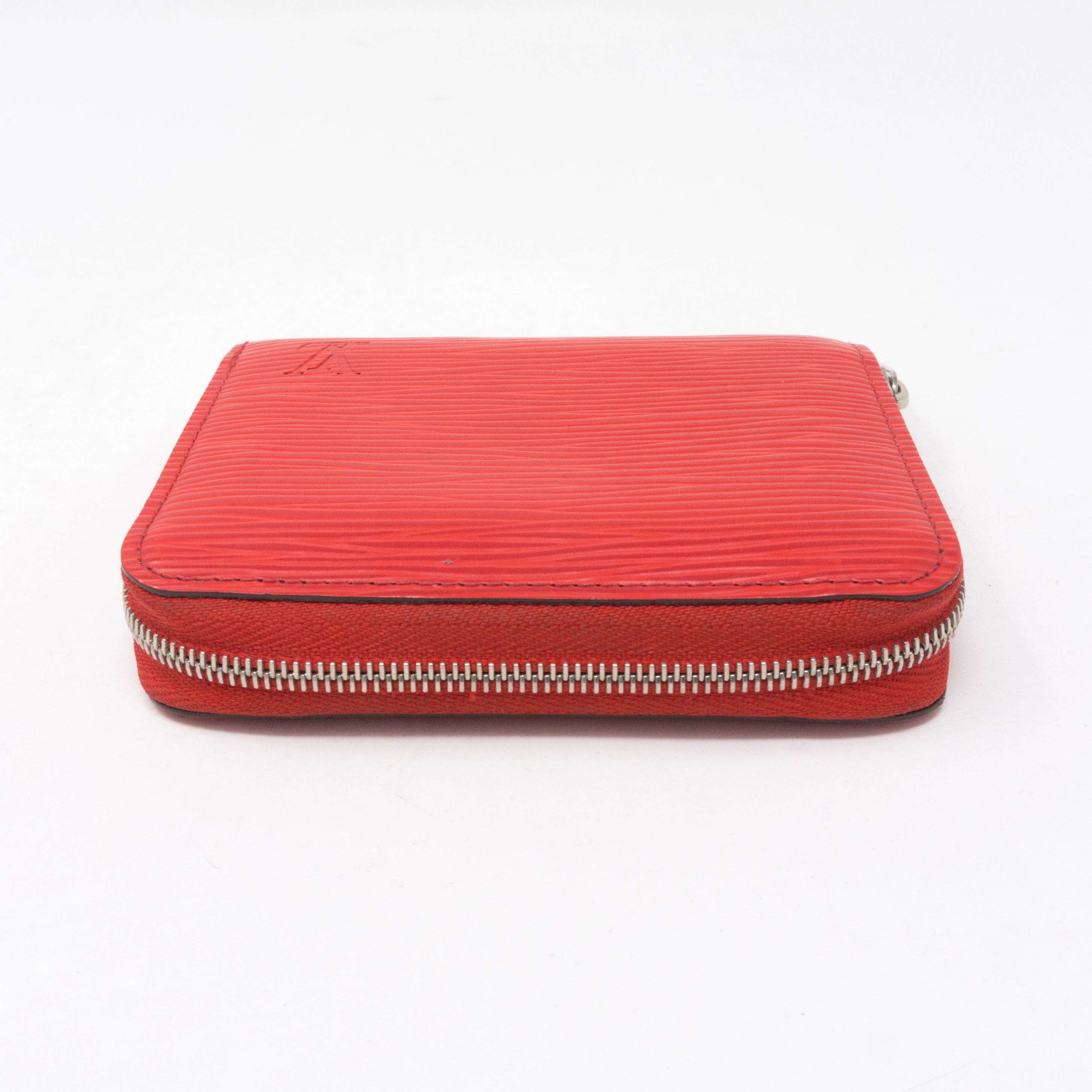 Zippy Coin Purse Red Epi Leather