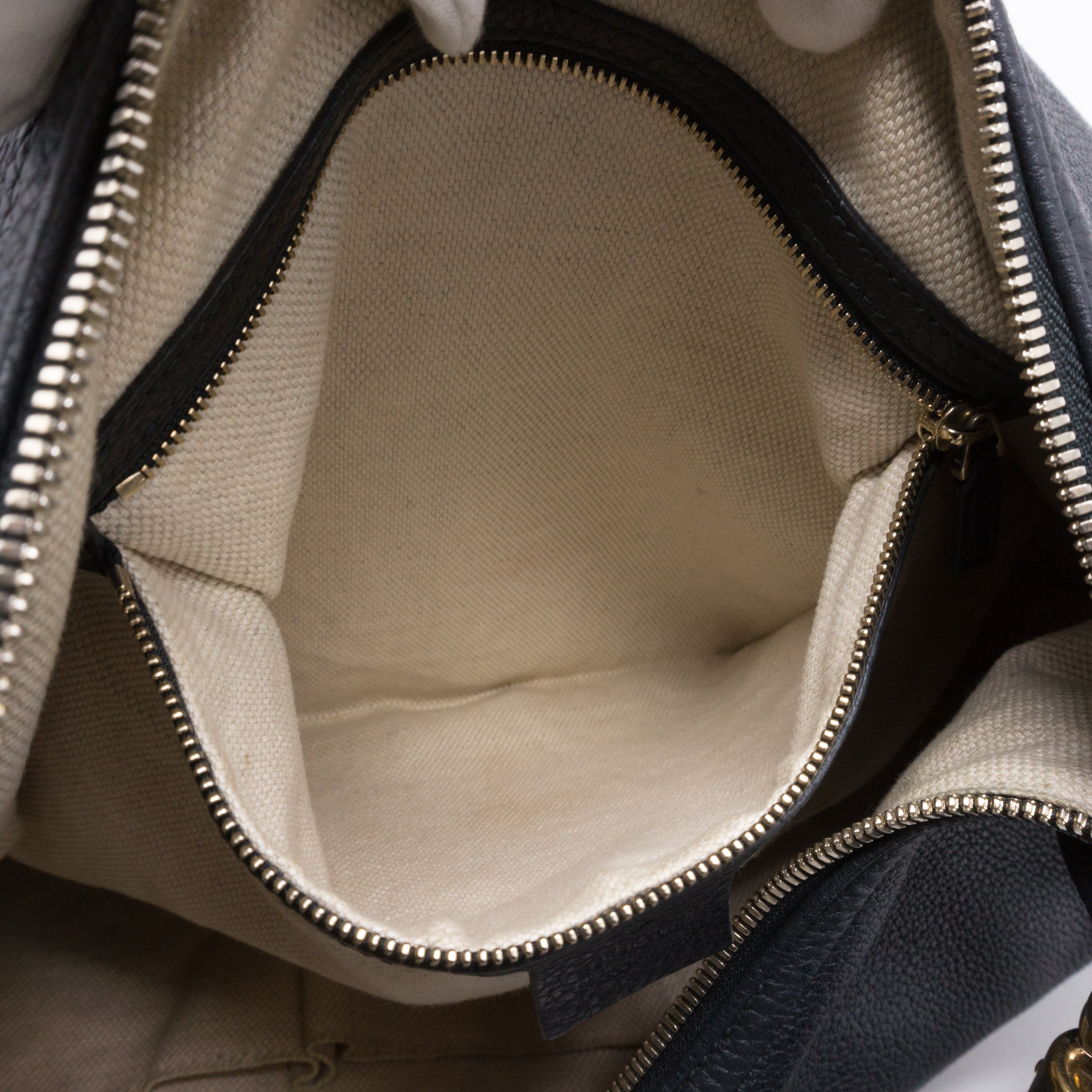 Soho Hobo Large Black Leather