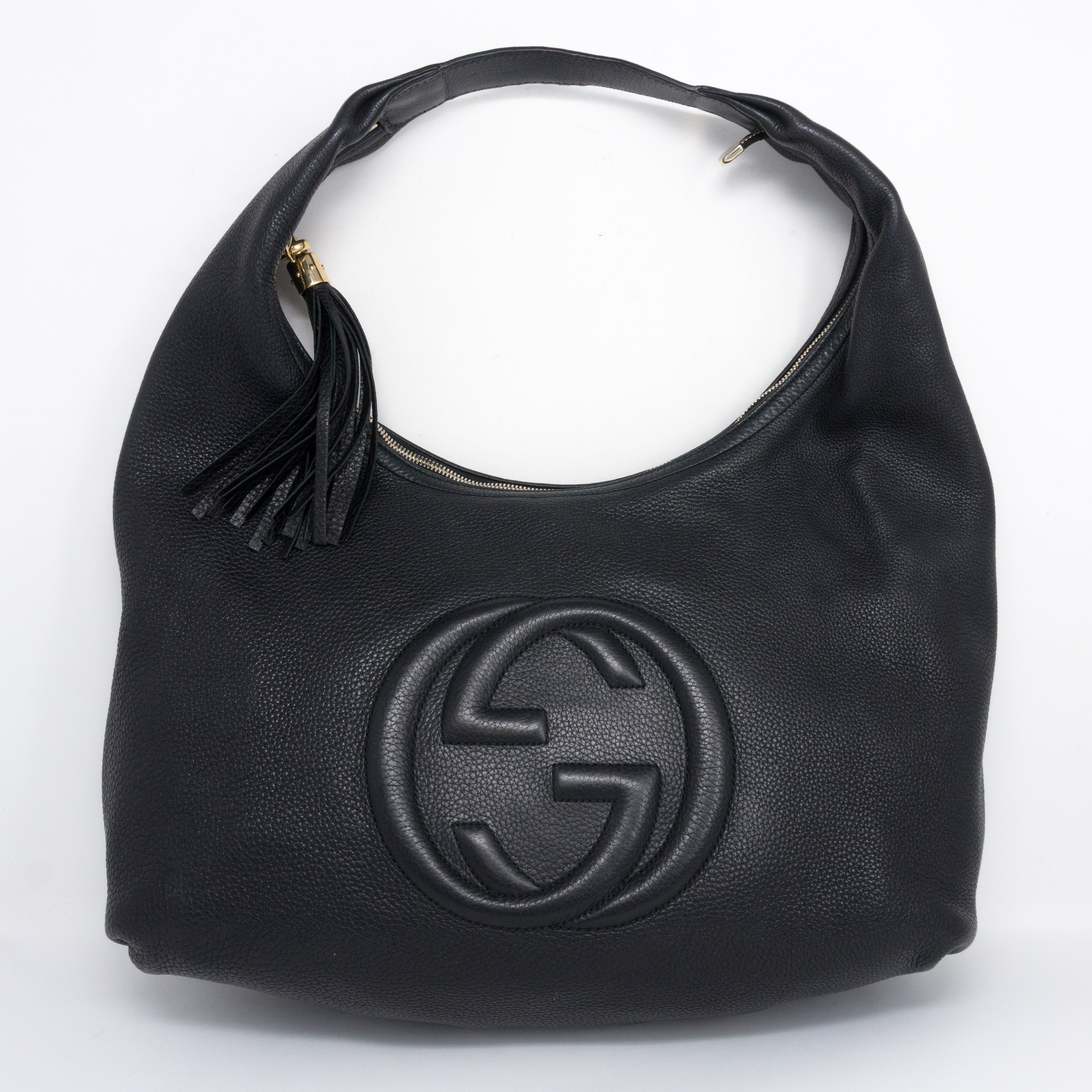 Soho Hobo Large Black Leather