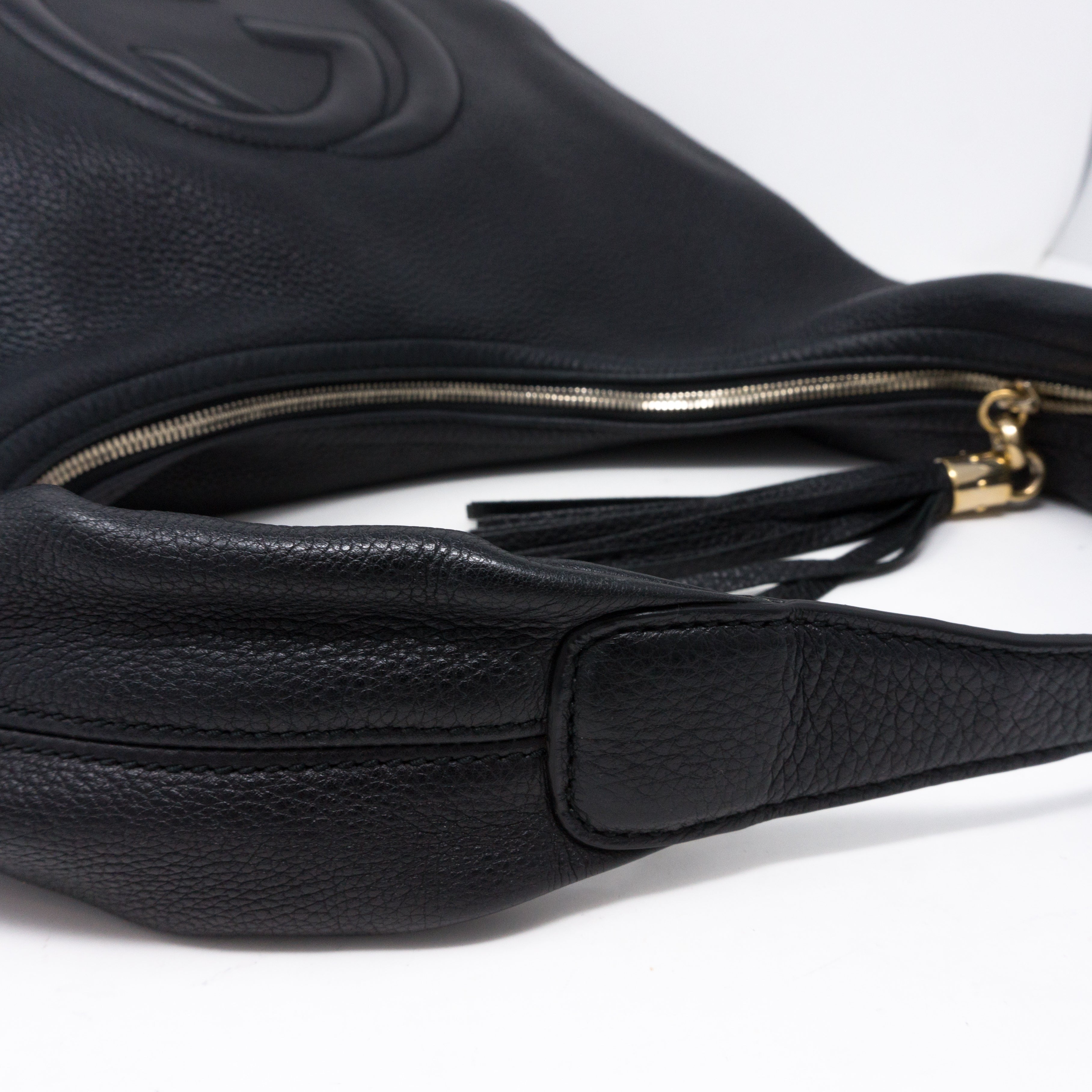 Soho Hobo Large Black Leather