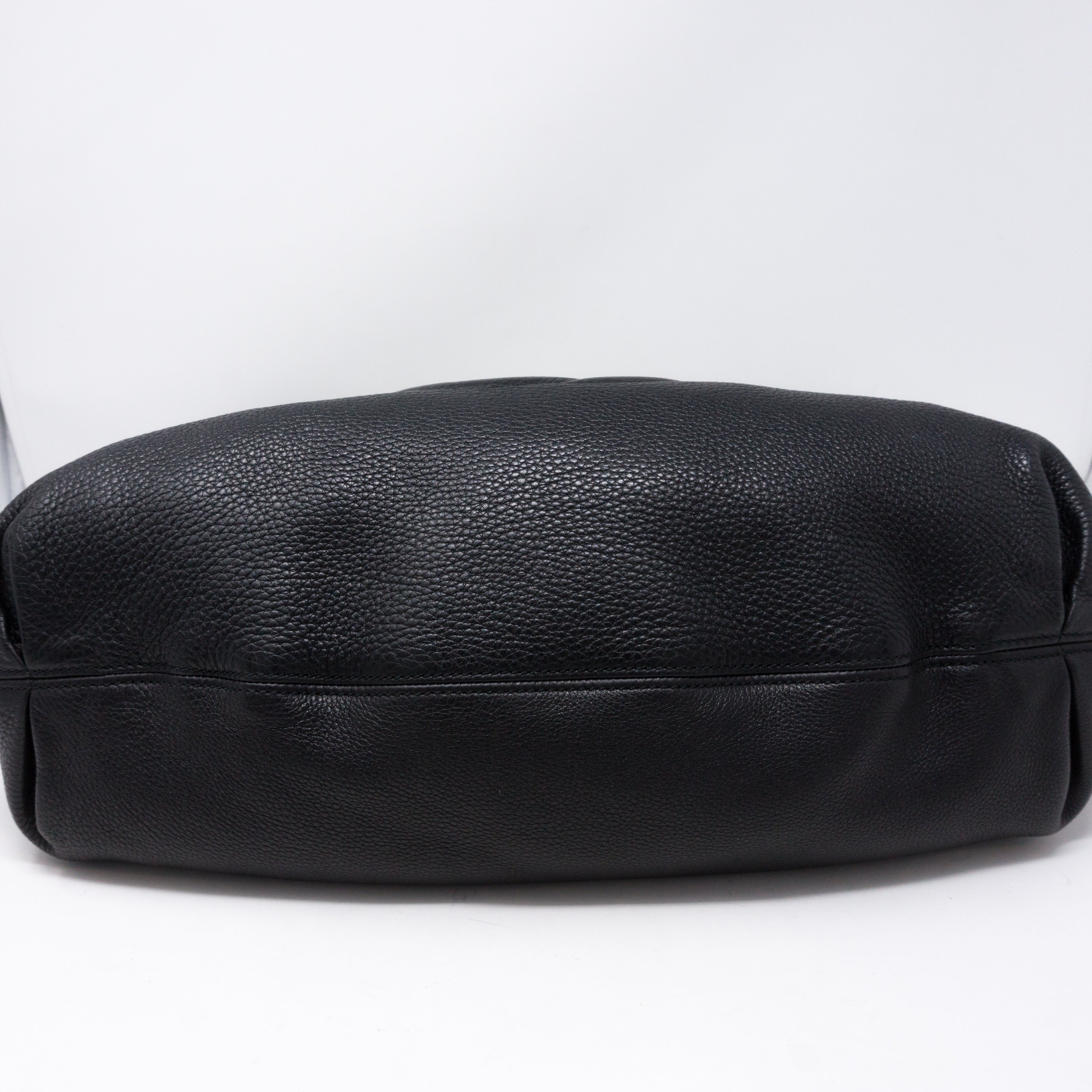 Soho Hobo Large Black Leather