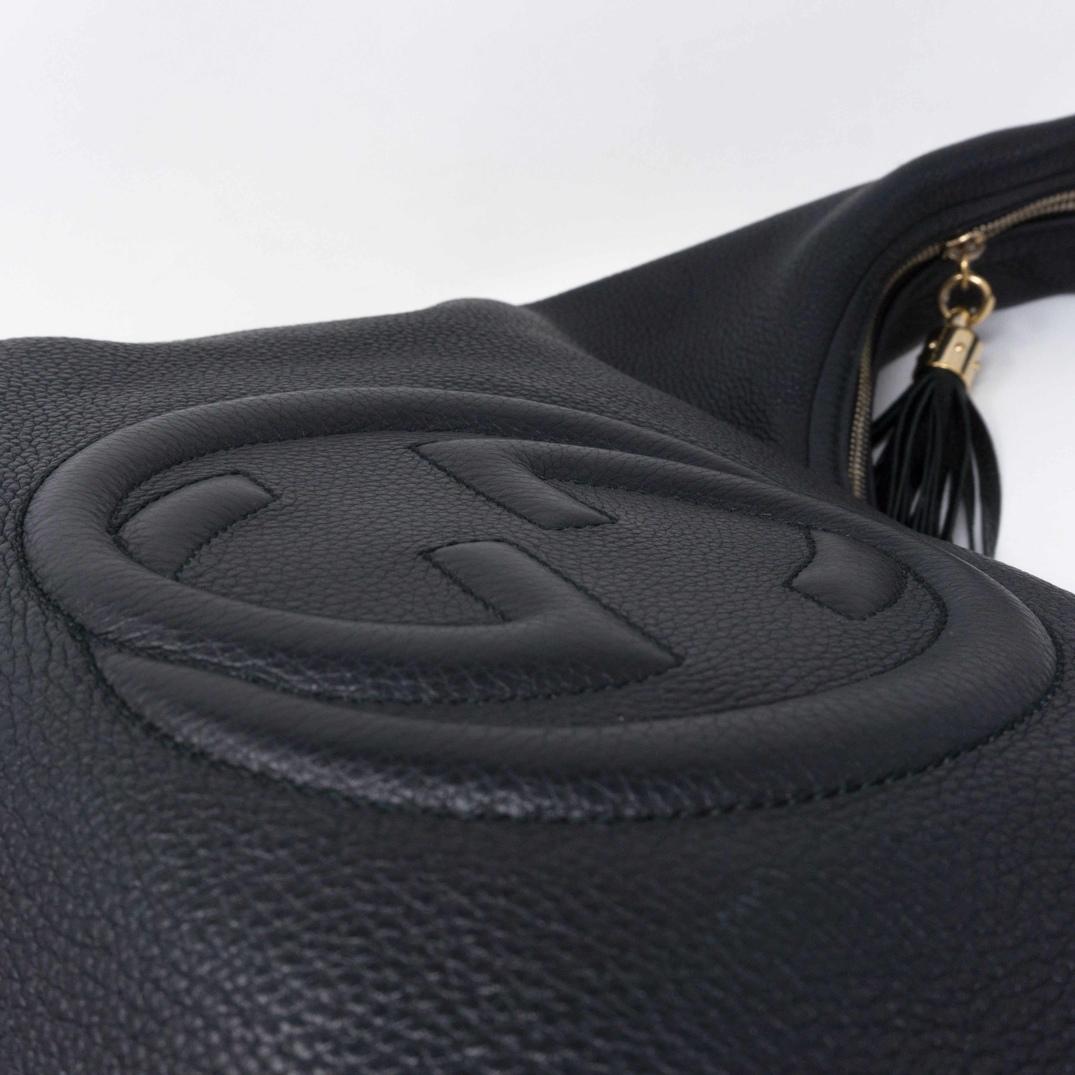 Soho Hobo Large Black Leather