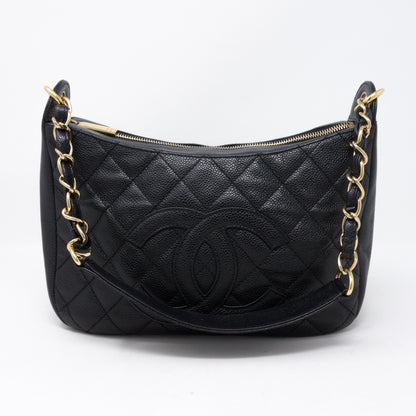 Timeless CC Shoulder Bag Black Caviar Leather