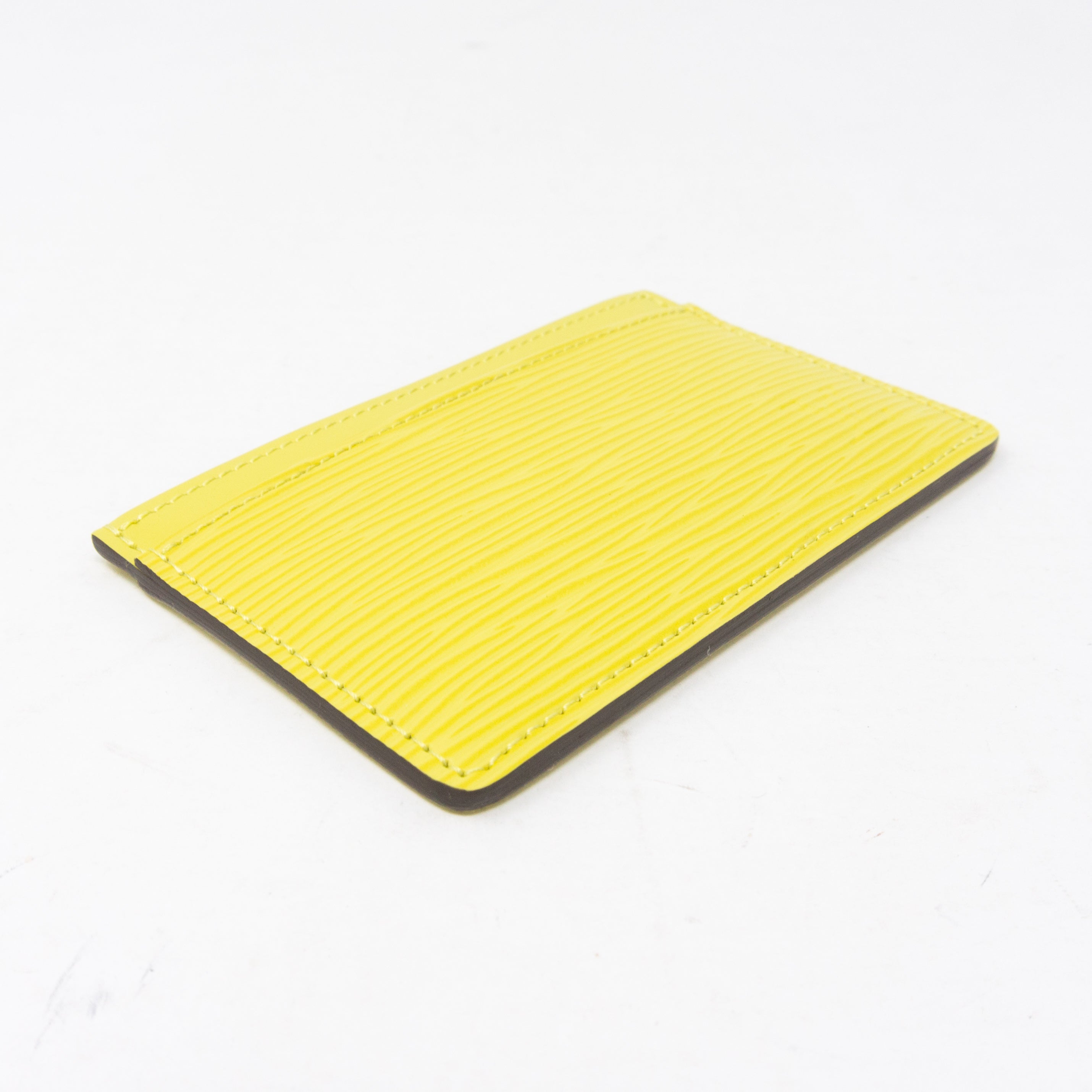 Card Holder Pistachio Epi Leather