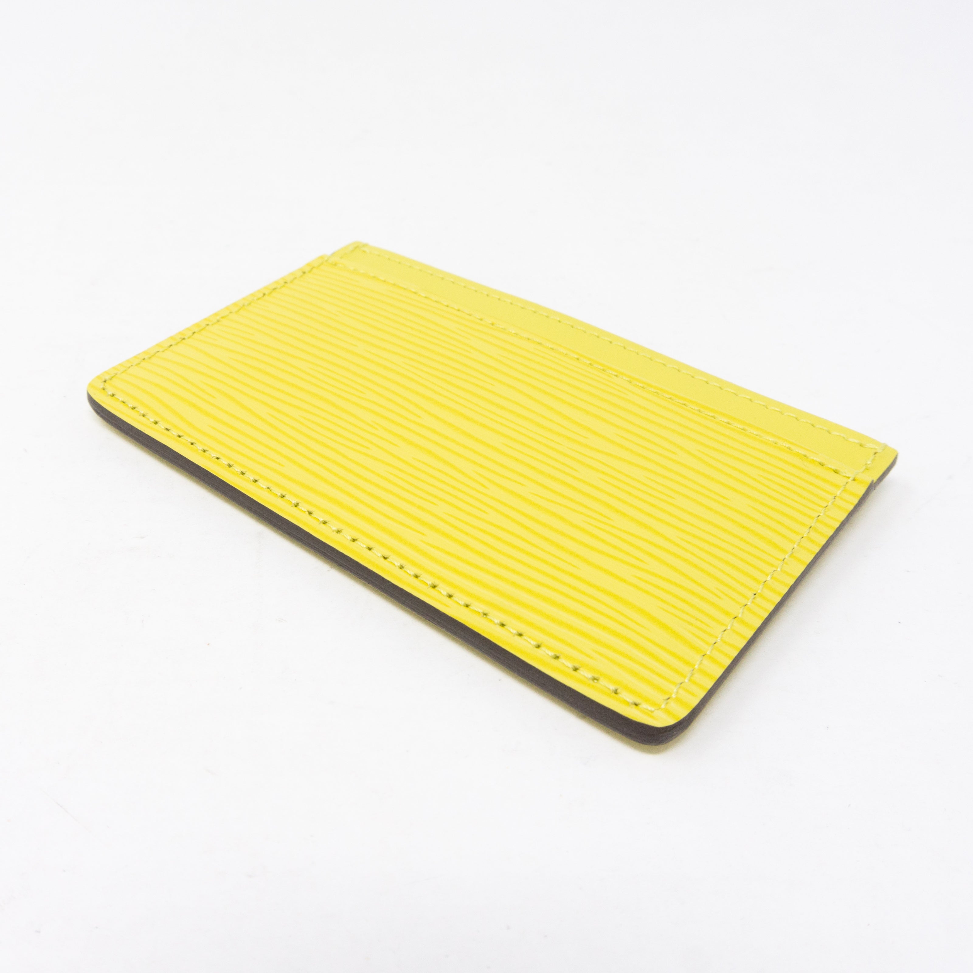 Card Holder Pistachio Epi Leather