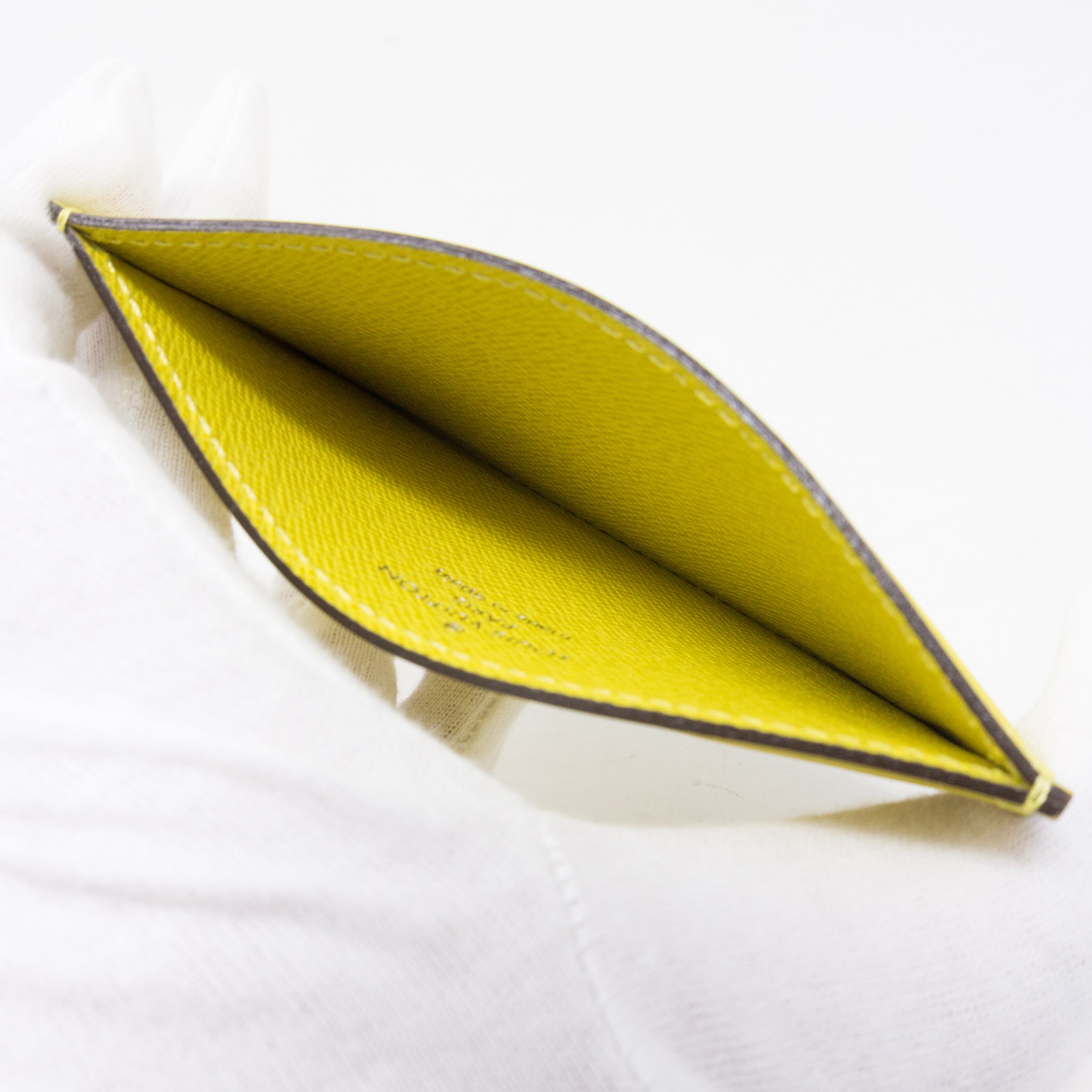 Card Holder Pistachio Epi Leather