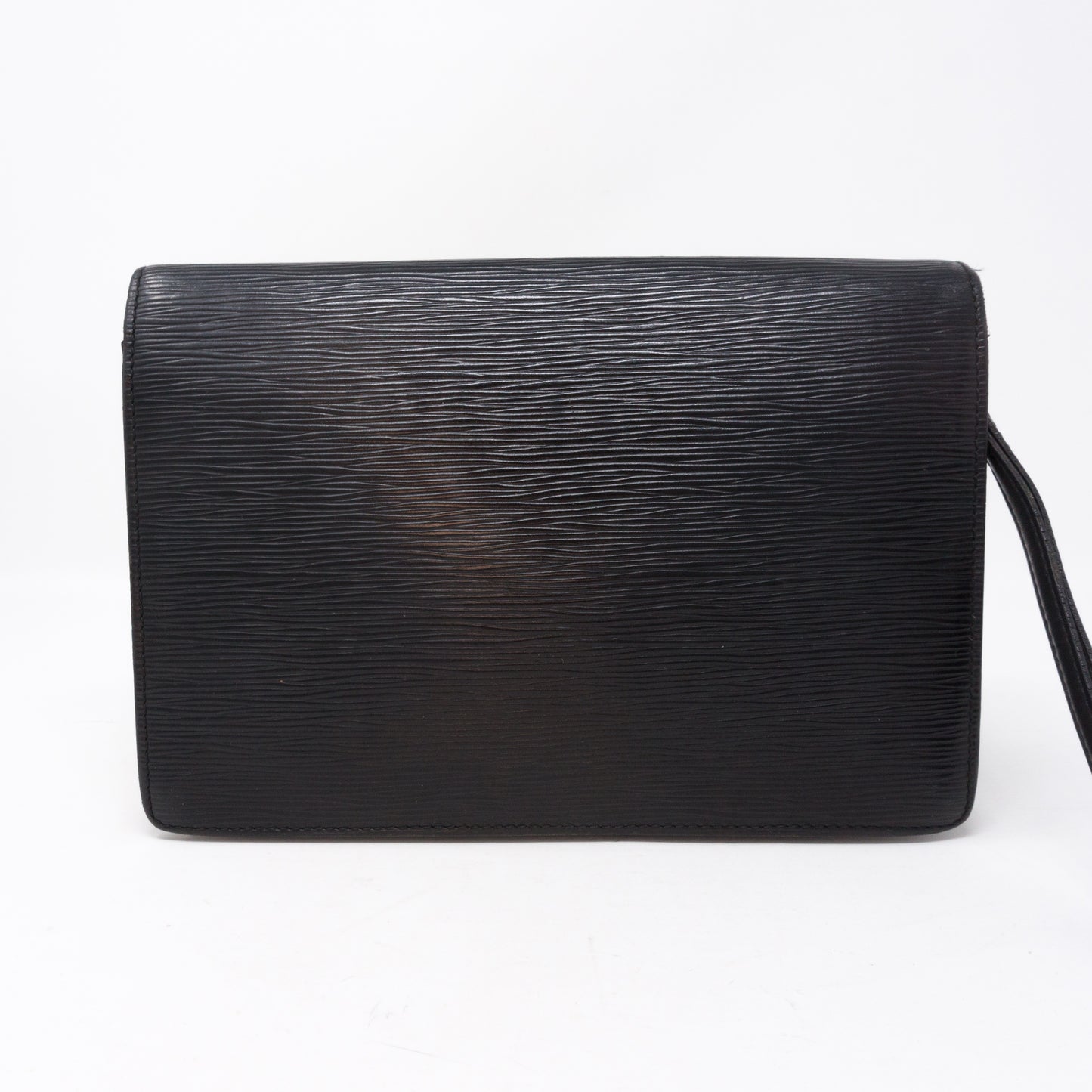 Document Clutch Black Epi Leather