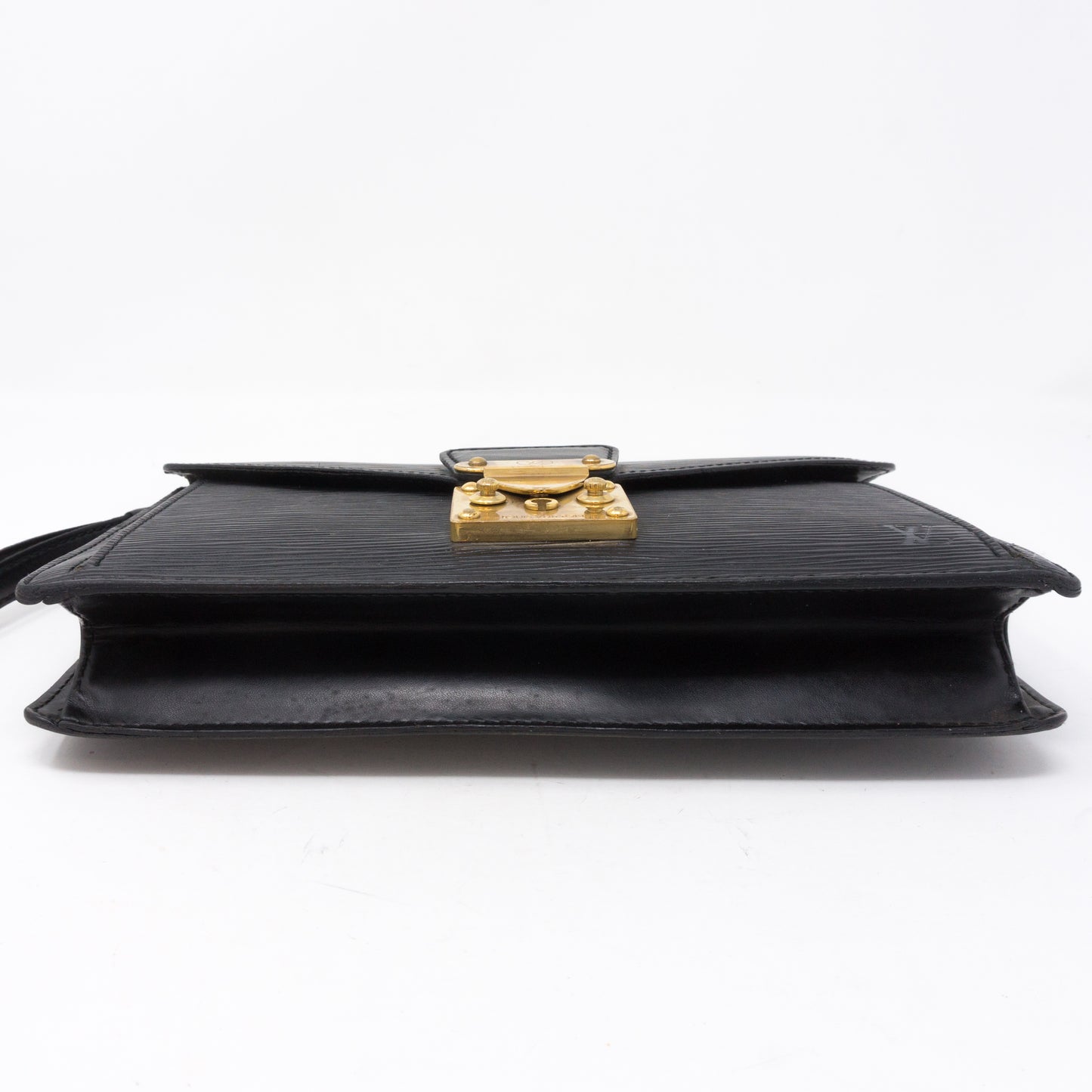 Document Clutch Black Epi Leather