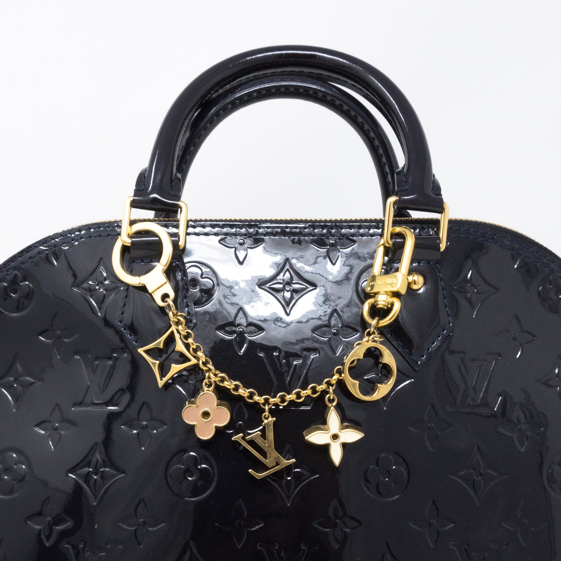 Fleur de Monogram Bag Charm Chain