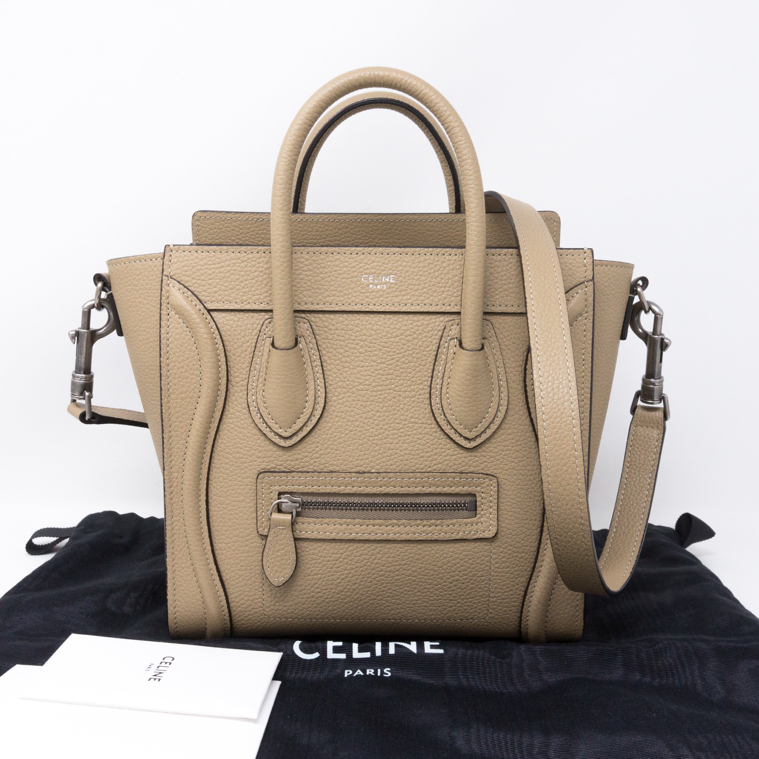 Nano Luggage Dune Leather