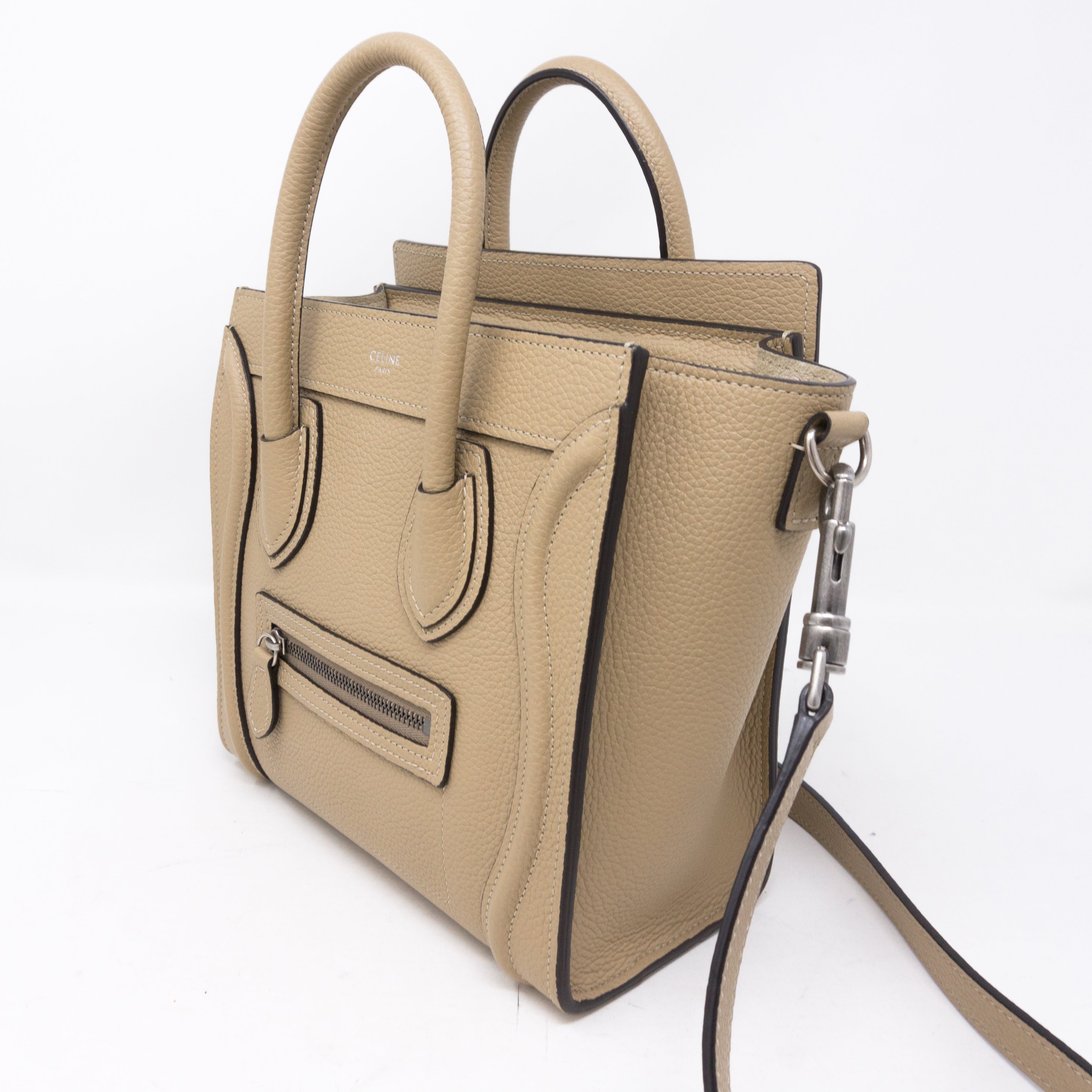 Nano Luggage Dune Leather
