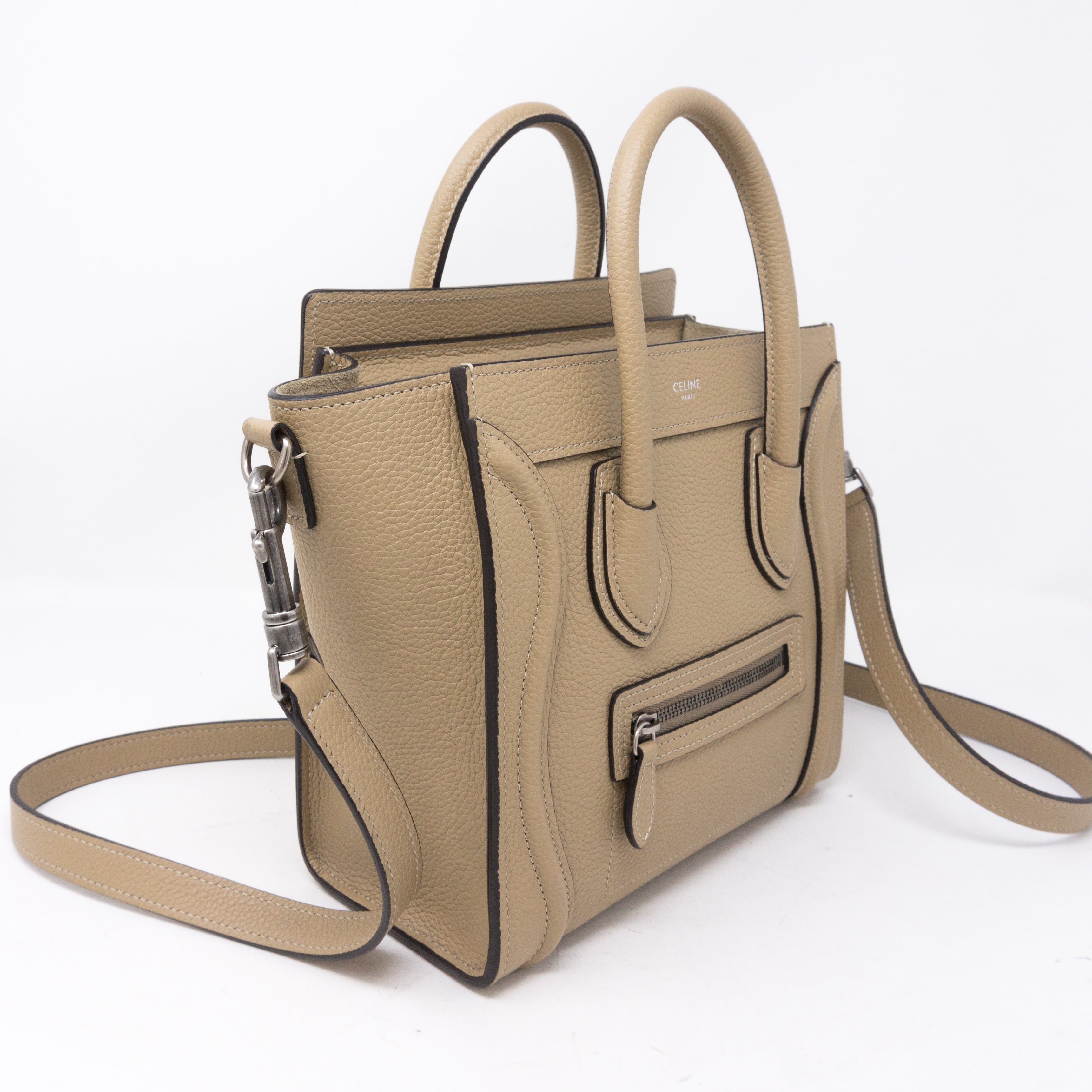 Nano Luggage Dune Leather