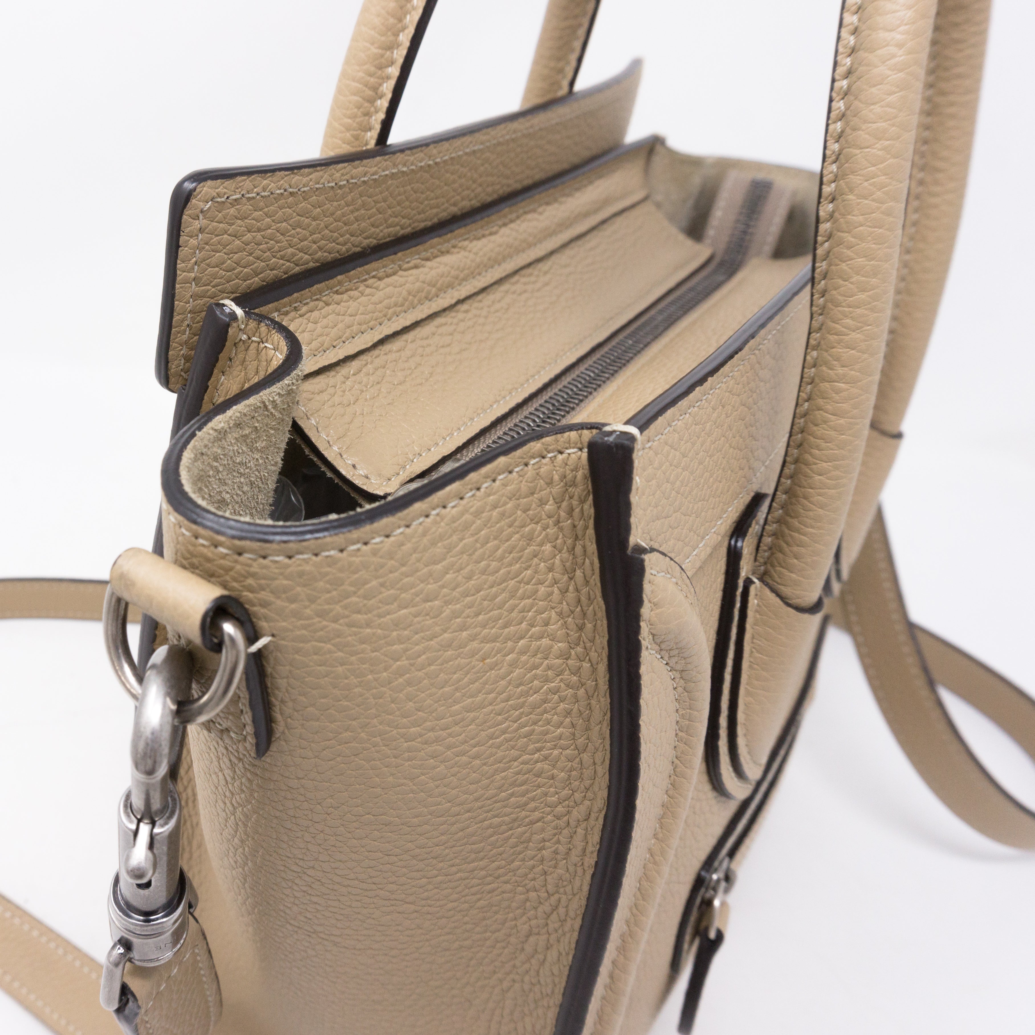Nano Luggage Dune Leather