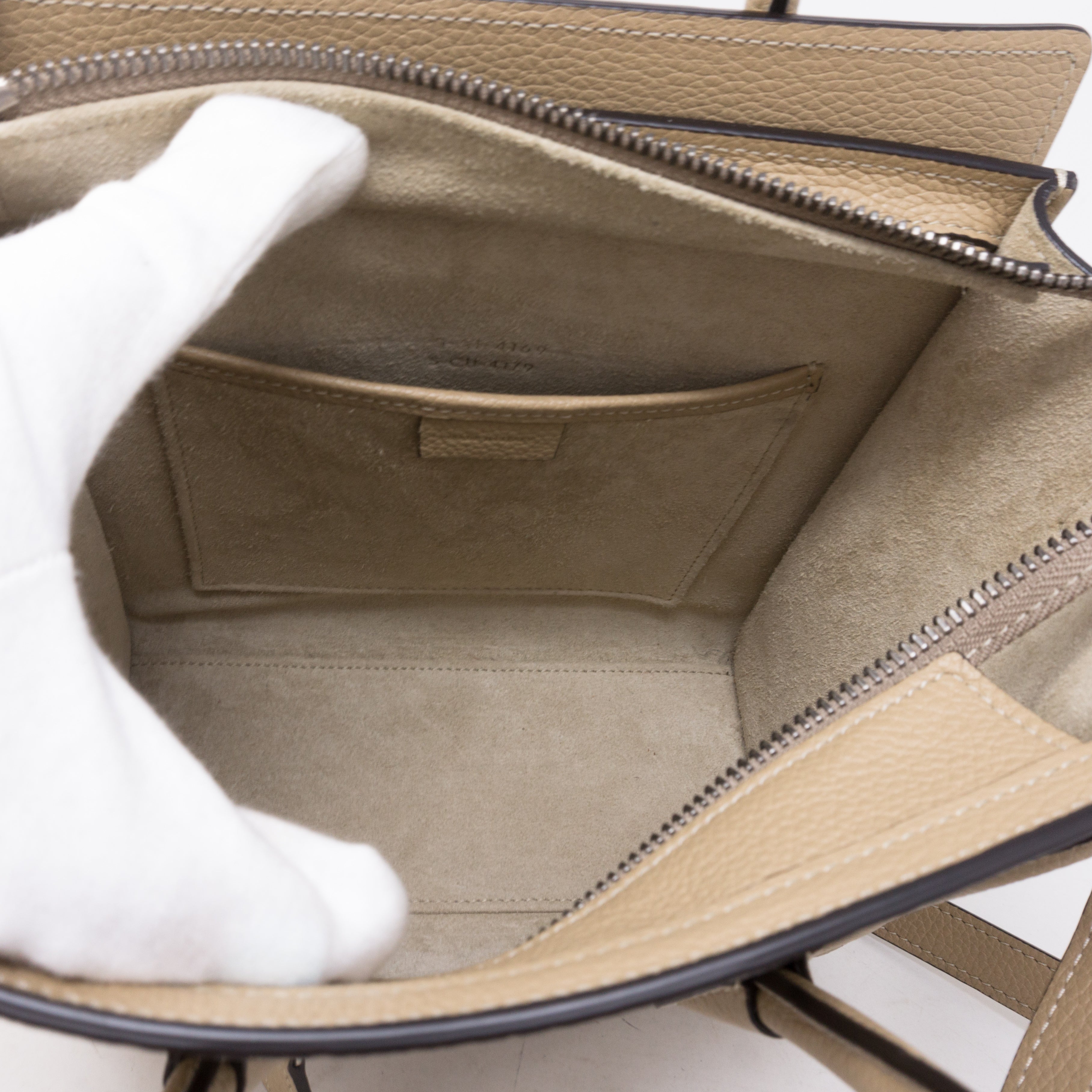 Nano Luggage Dune Leather
