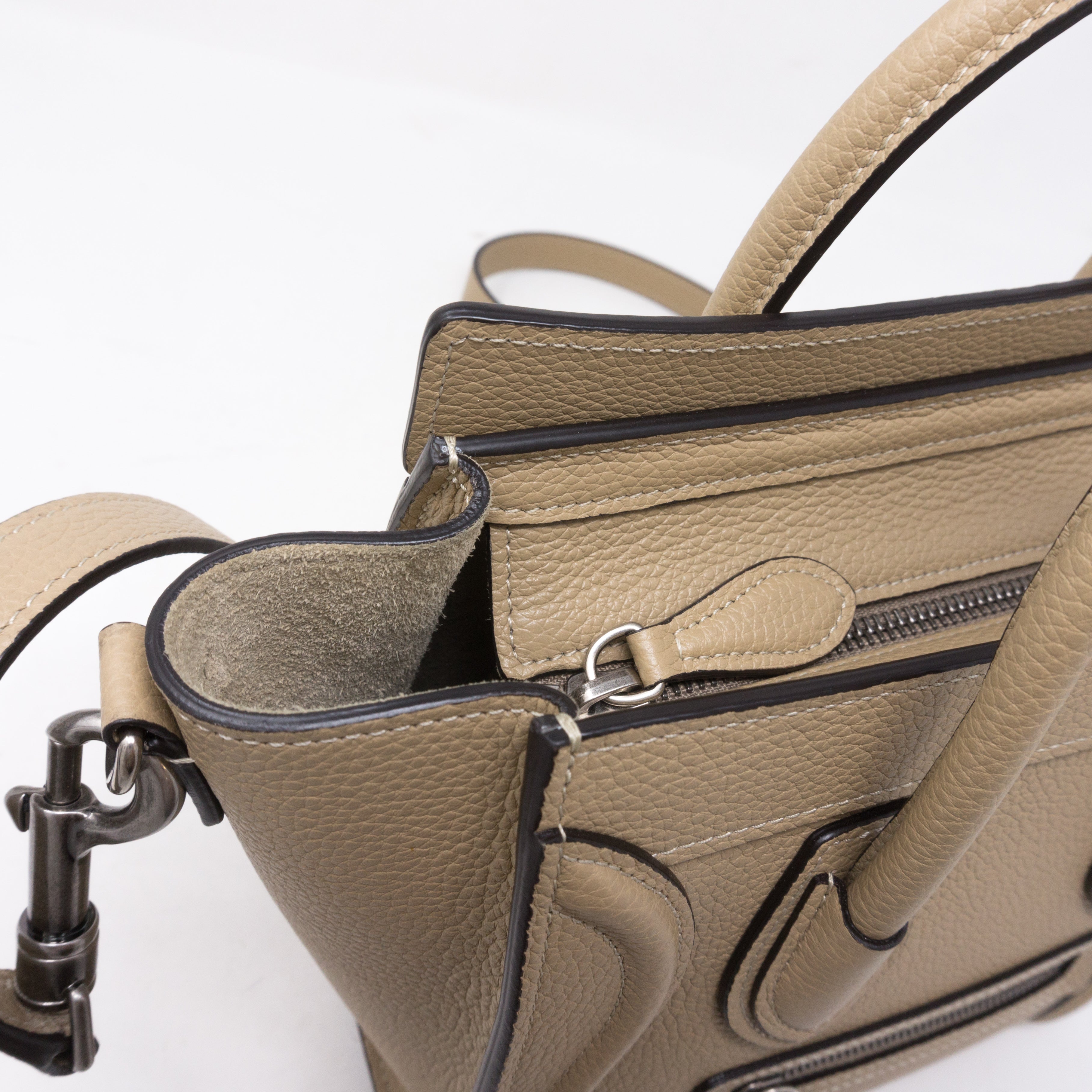 Nano Luggage Dune Leather
