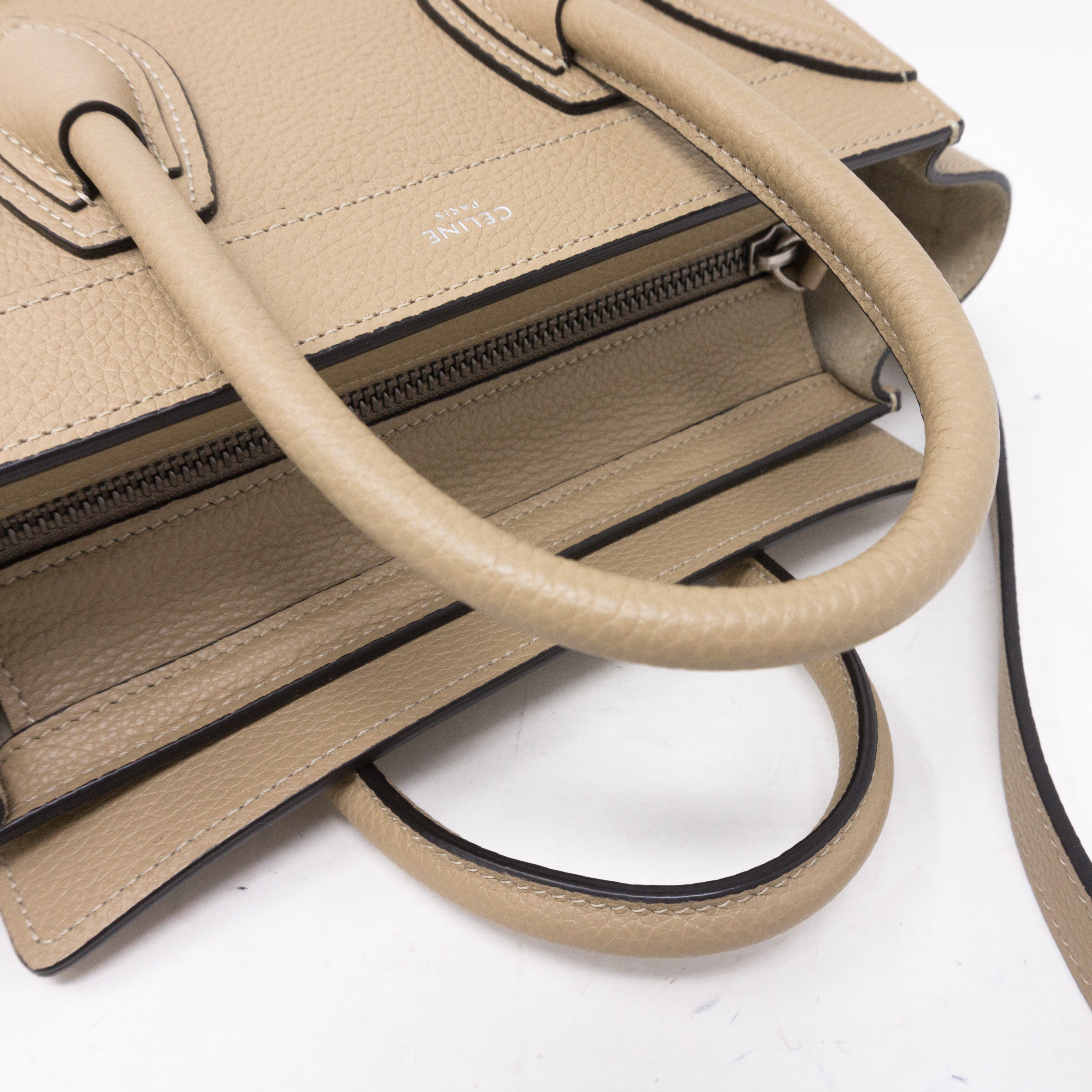 Nano Luggage Dune Leather