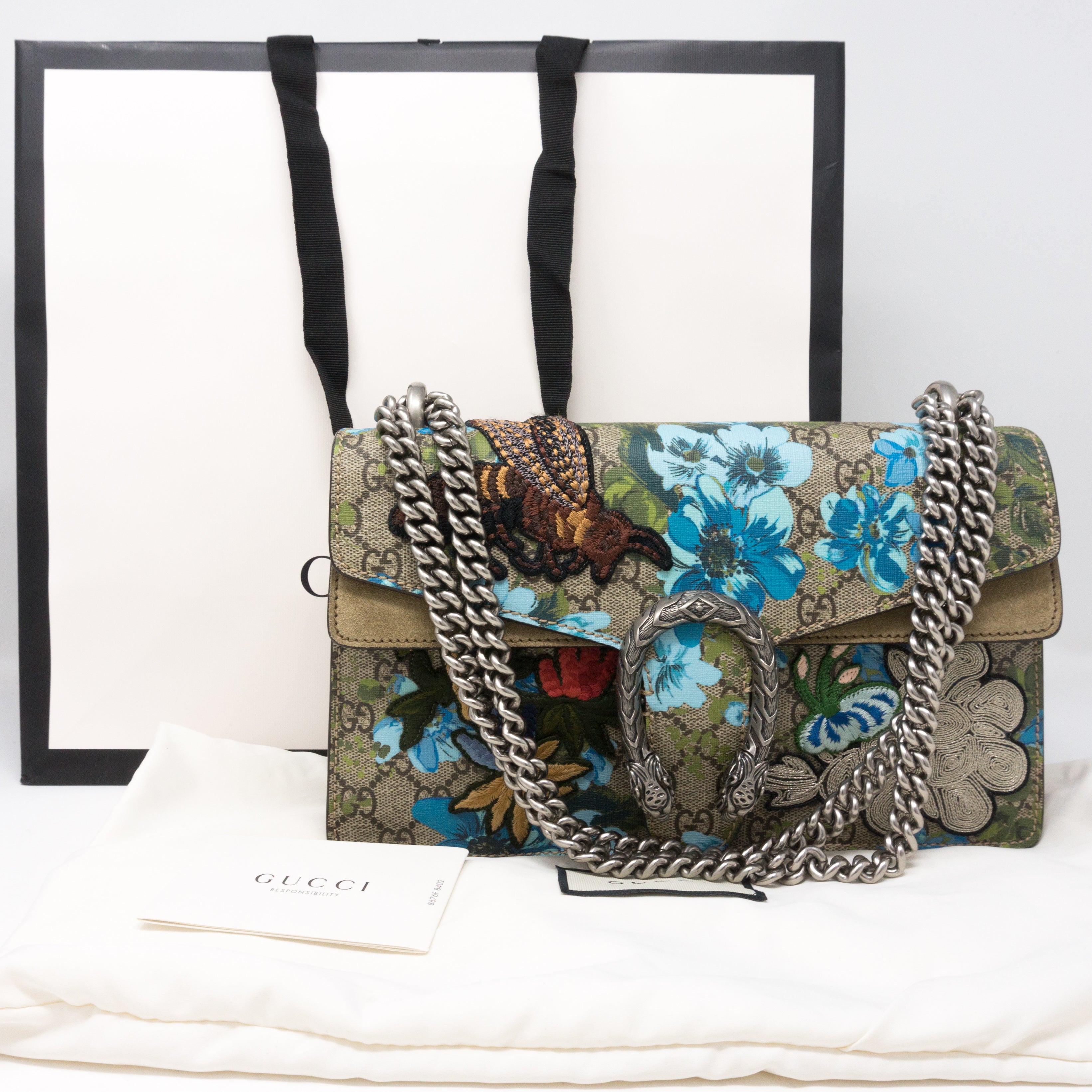 Dionysus Small GG Supreme Blooms Embroidered