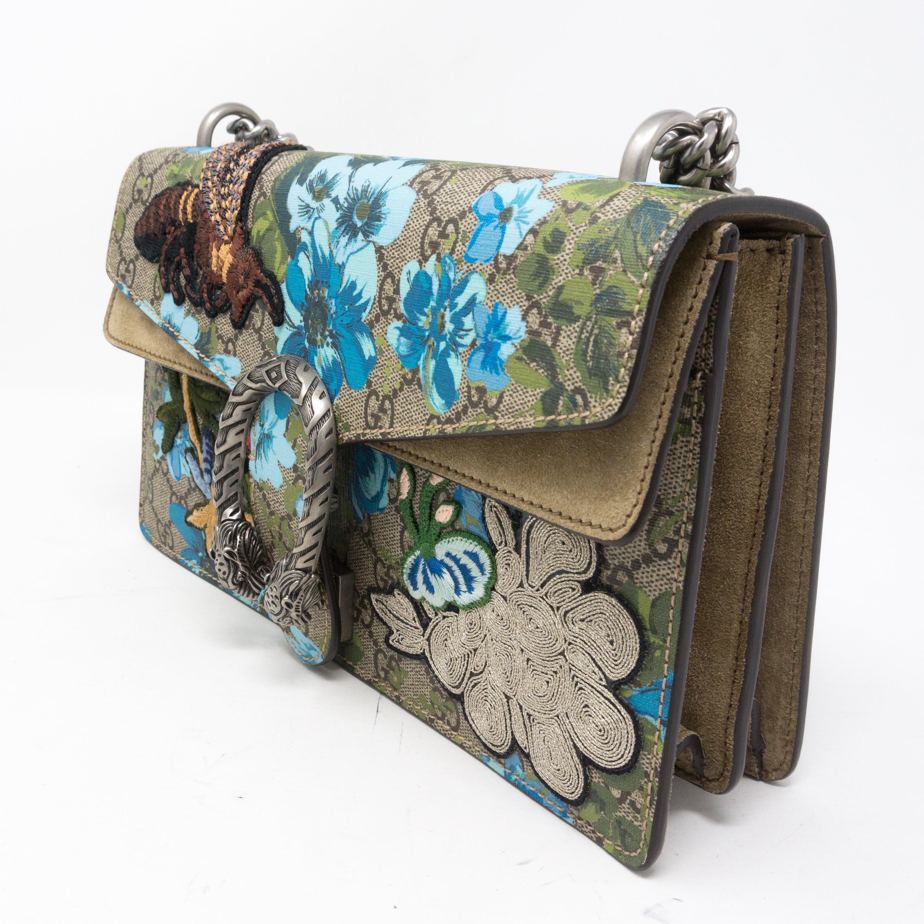 Dionysus Small GG Supreme Blooms Embroidered