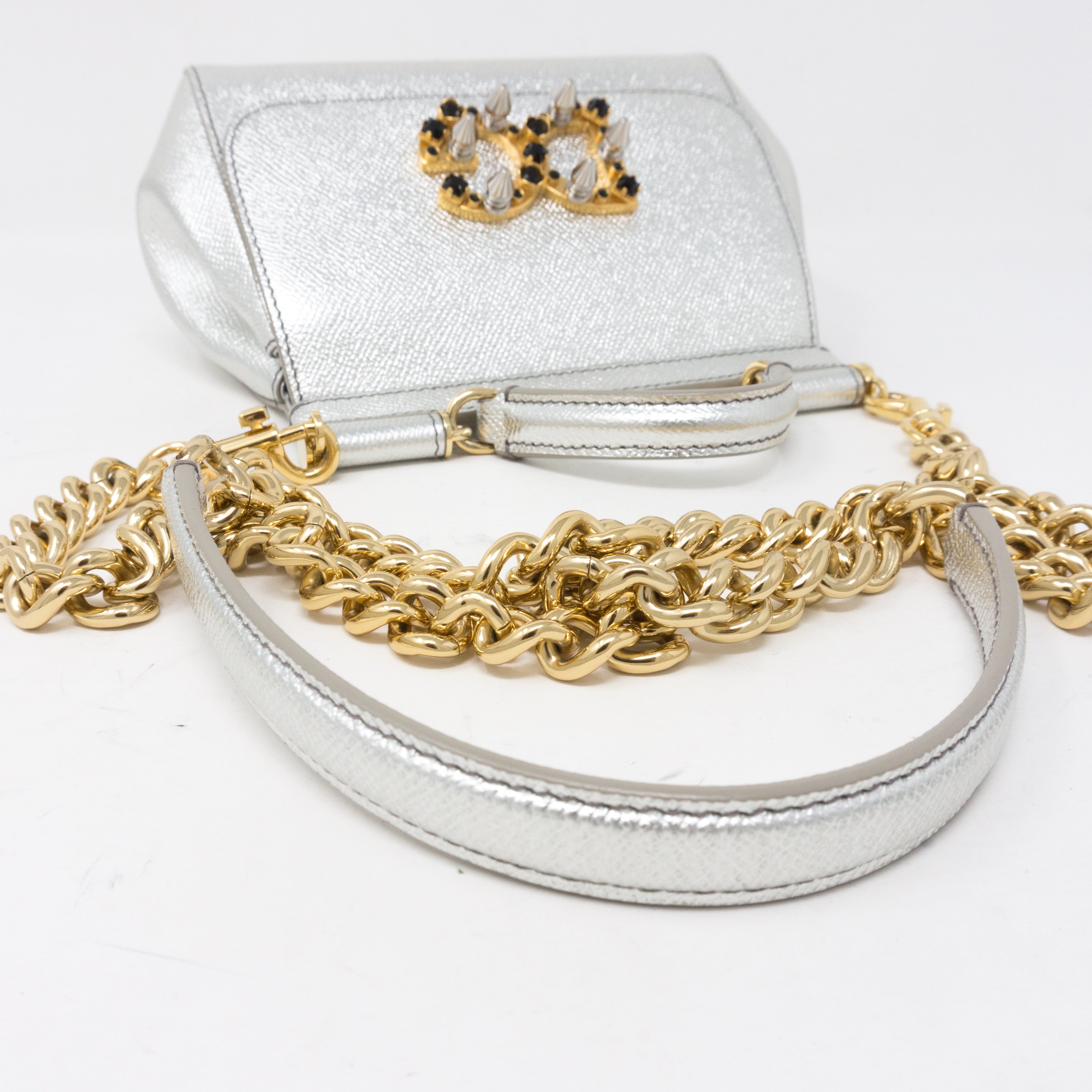 Sicily Mini Silver Leather