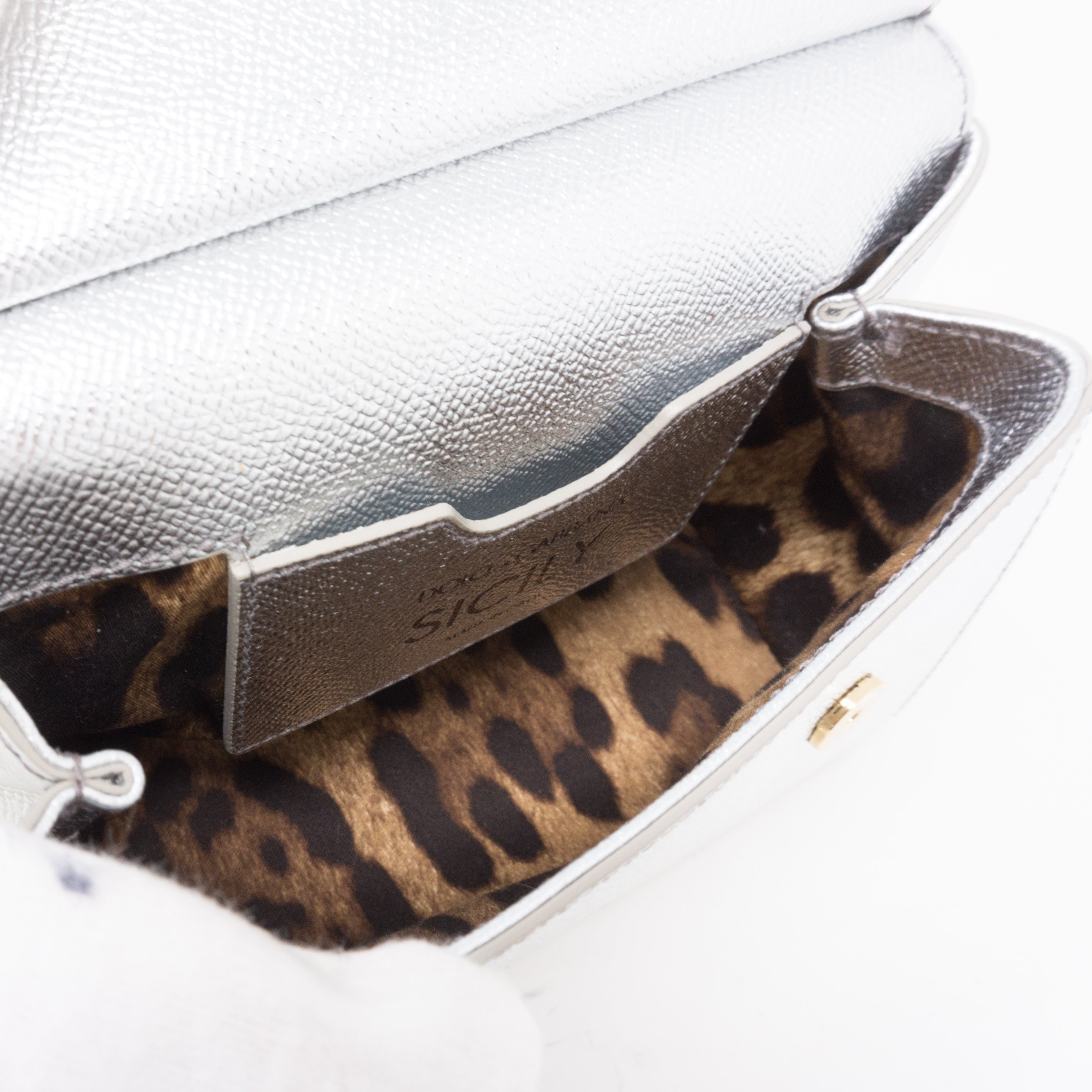 Sicily Mini Silver Leather