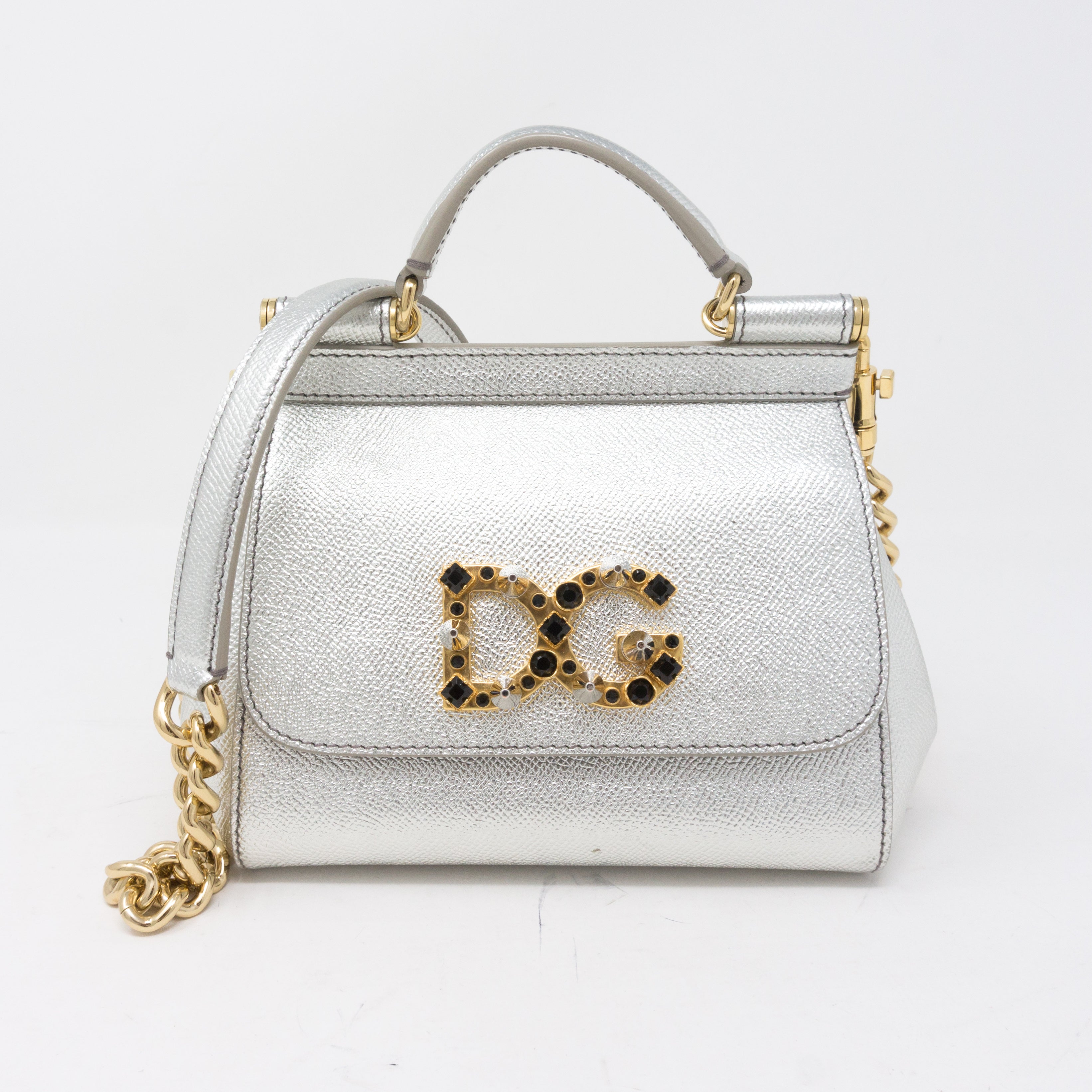 Sicily Mini Silver Leather