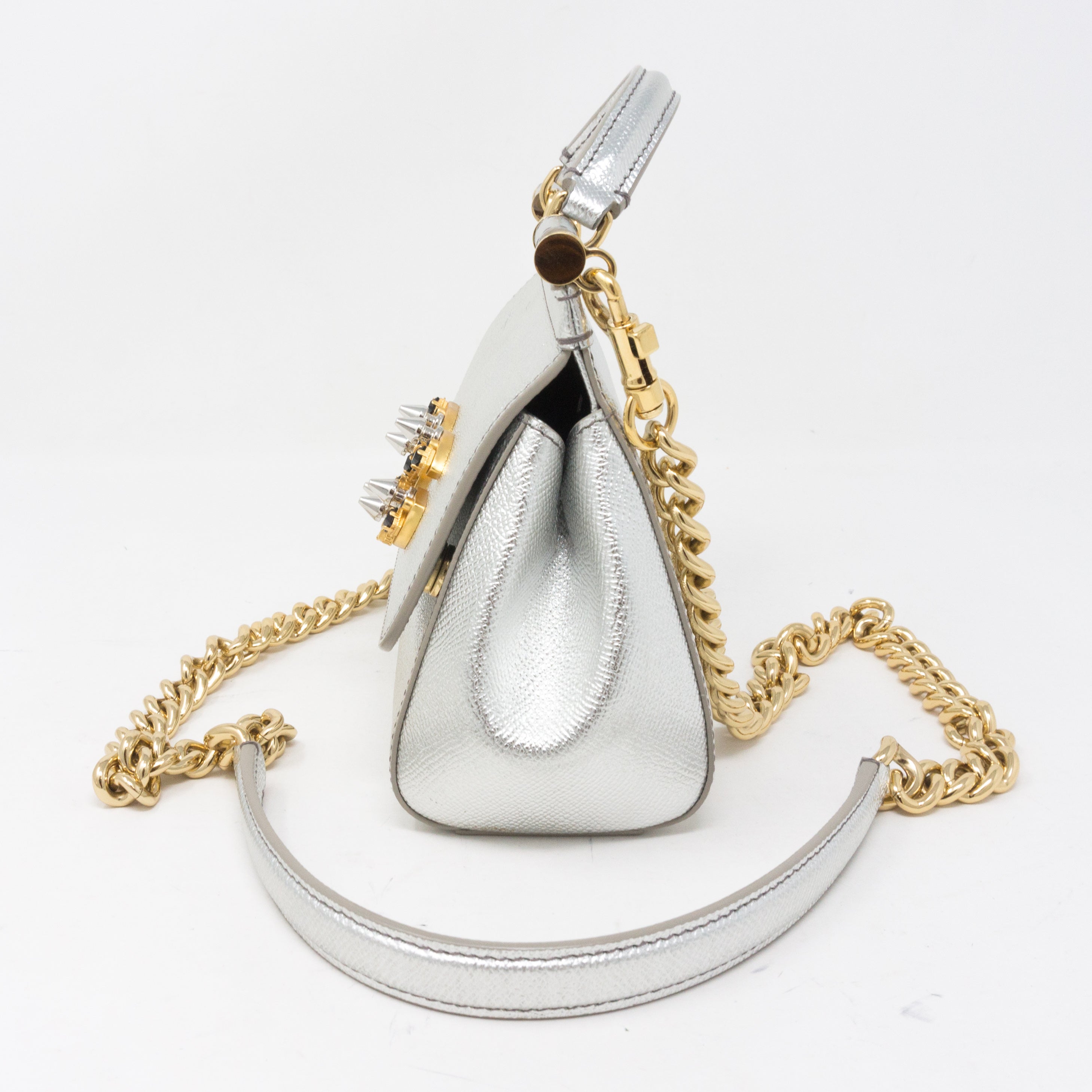 Sicily Mini Silver Leather