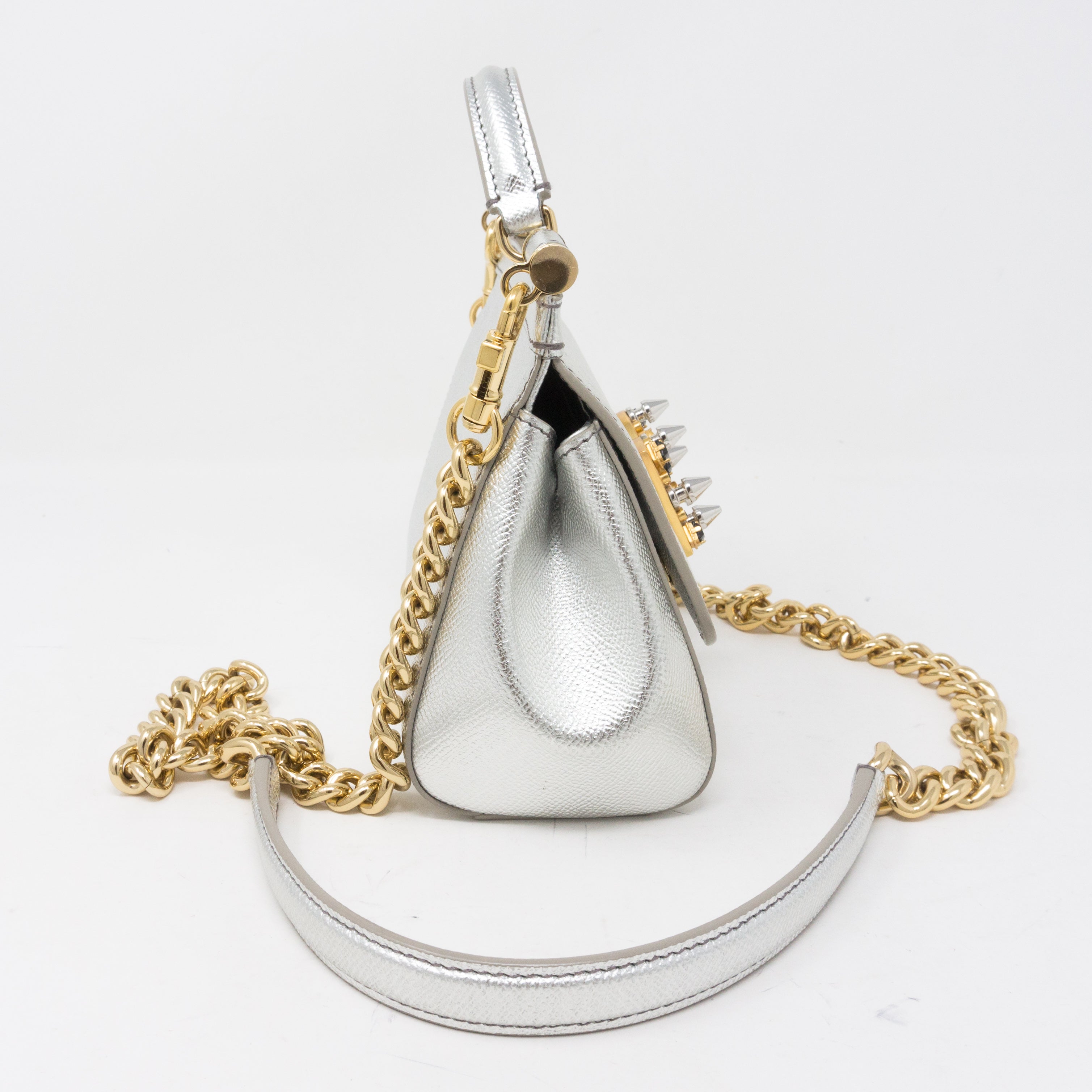 Sicily Mini Silver Leather