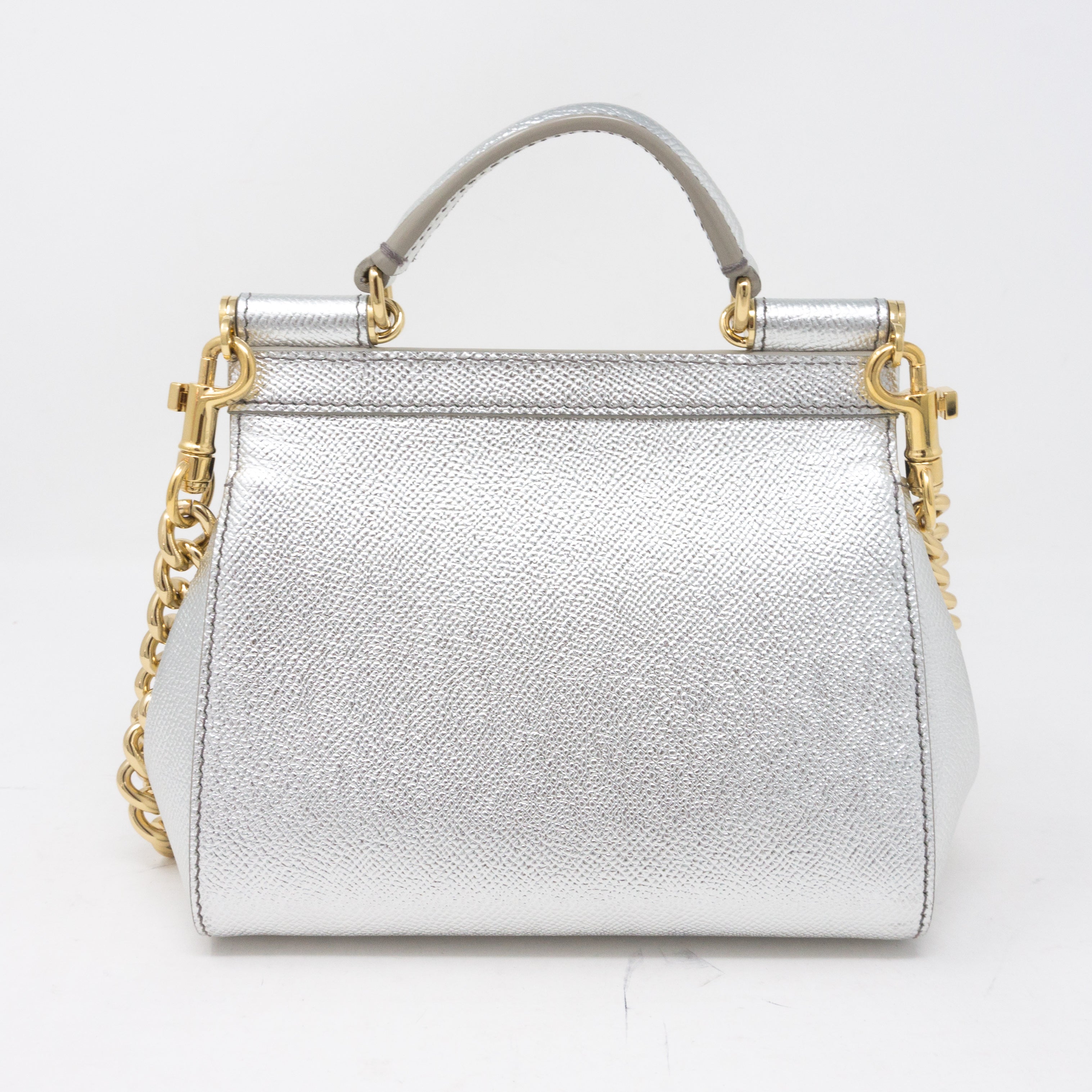 Sicily Mini Silver Leather