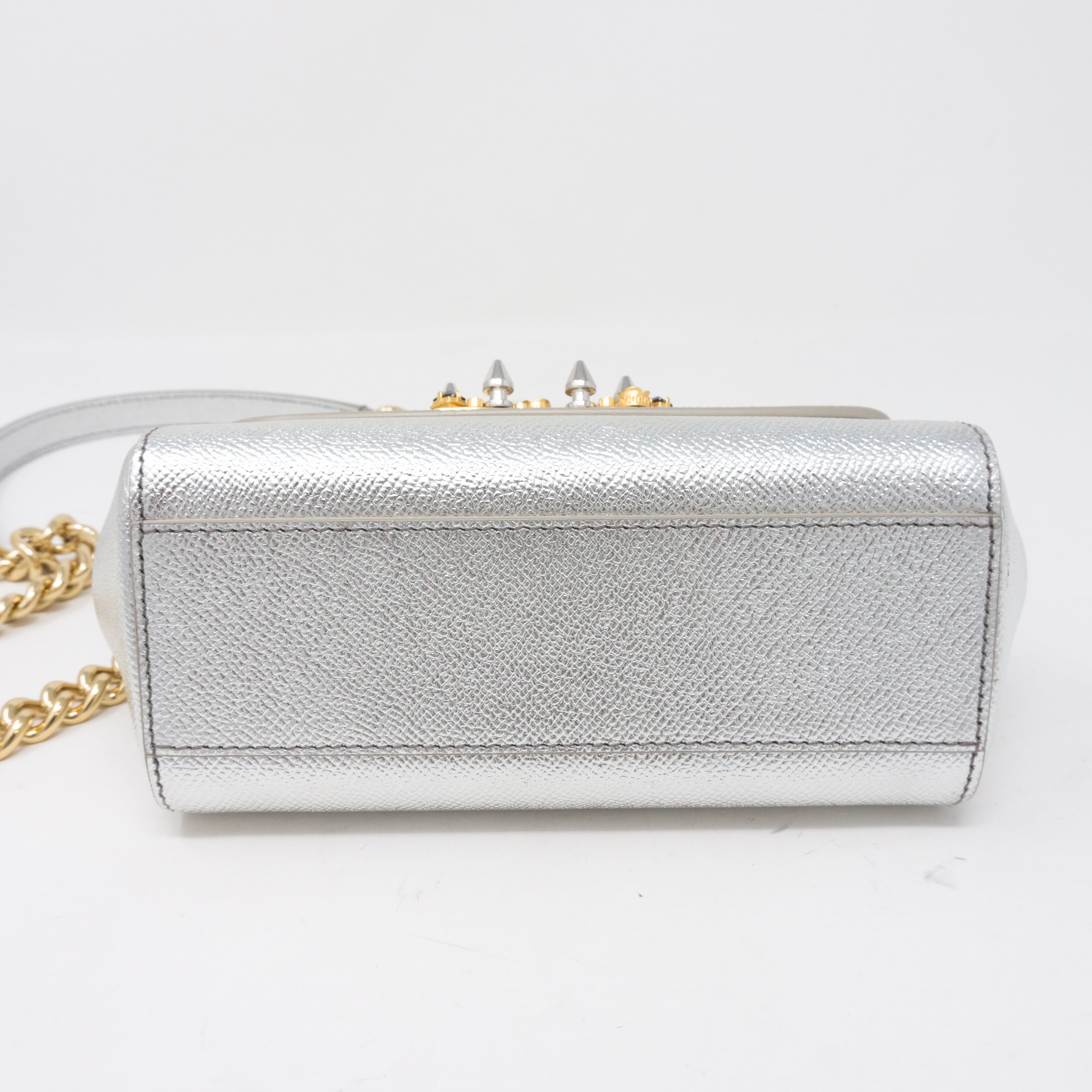 Sicily Mini Silver Leather