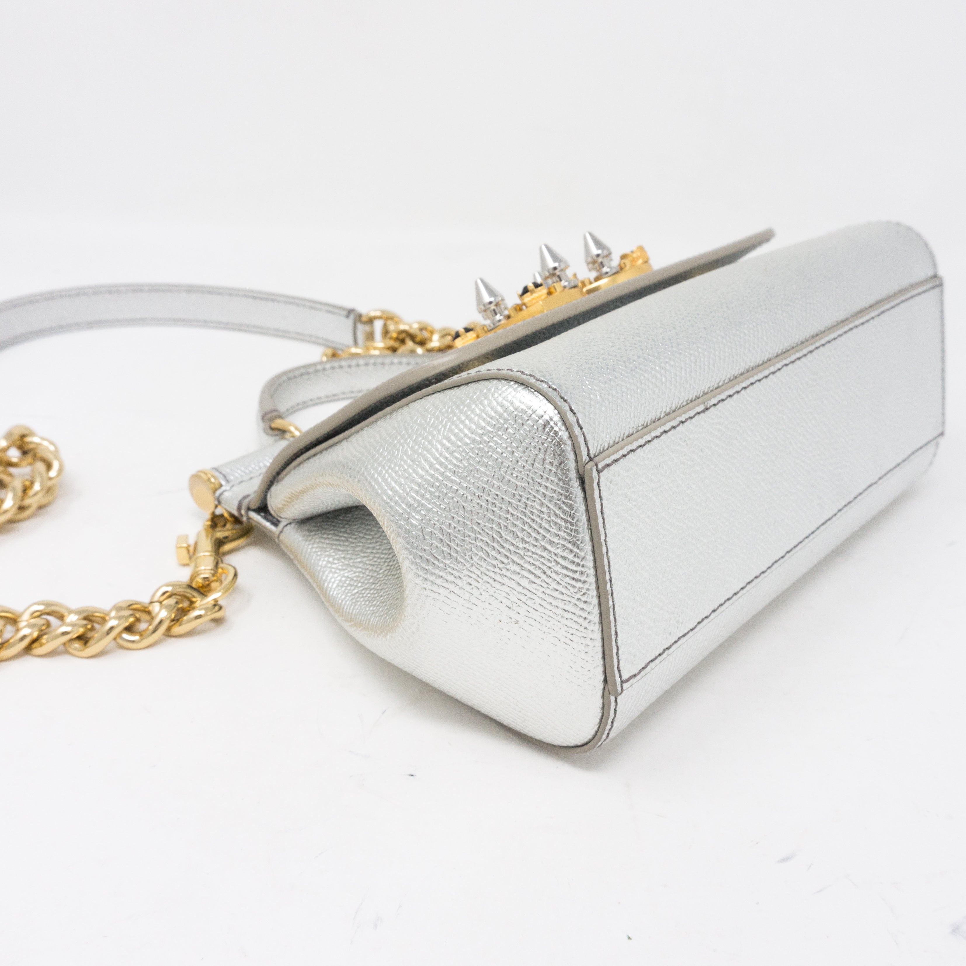 Sicily Mini Silver Leather