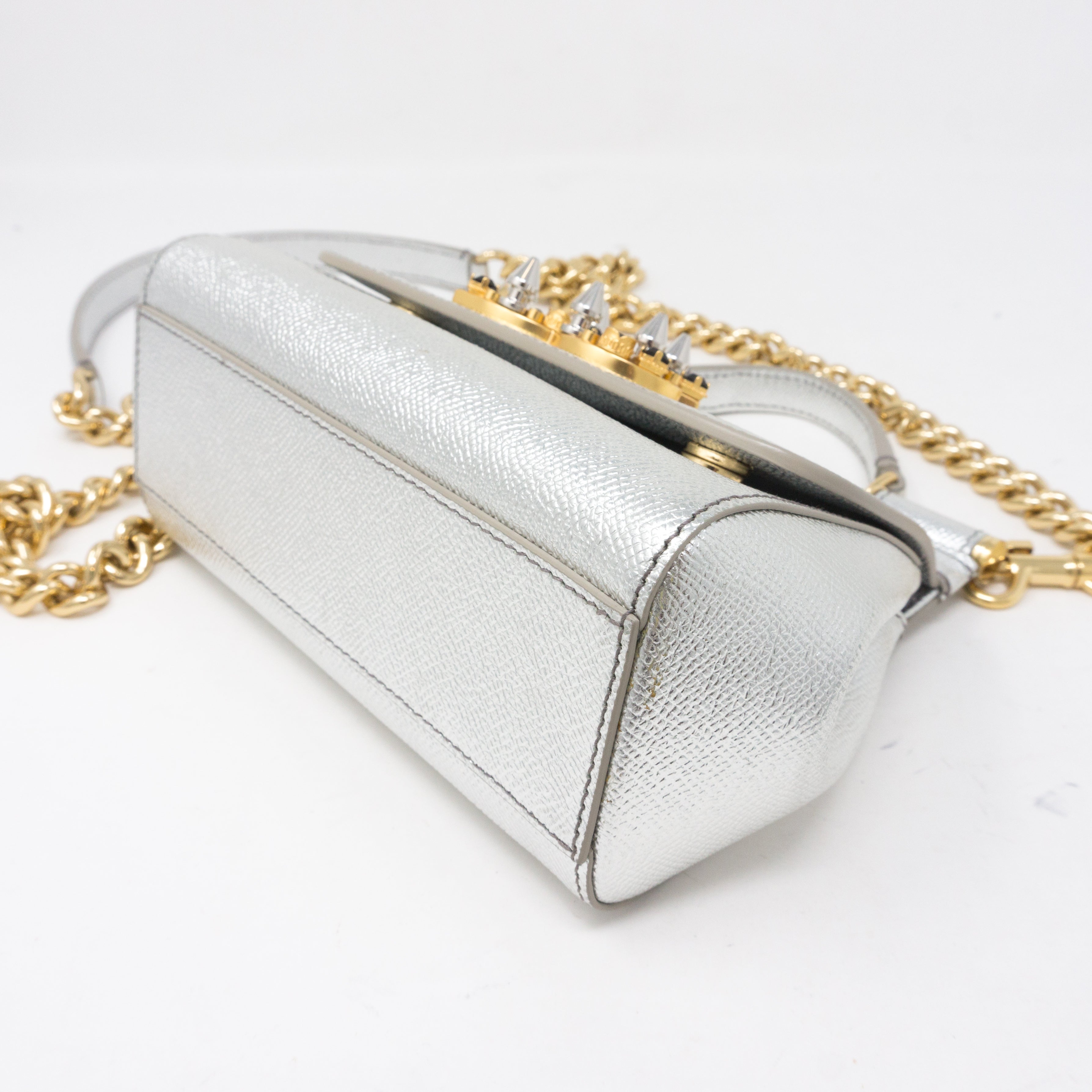 Sicily Mini Silver Leather
