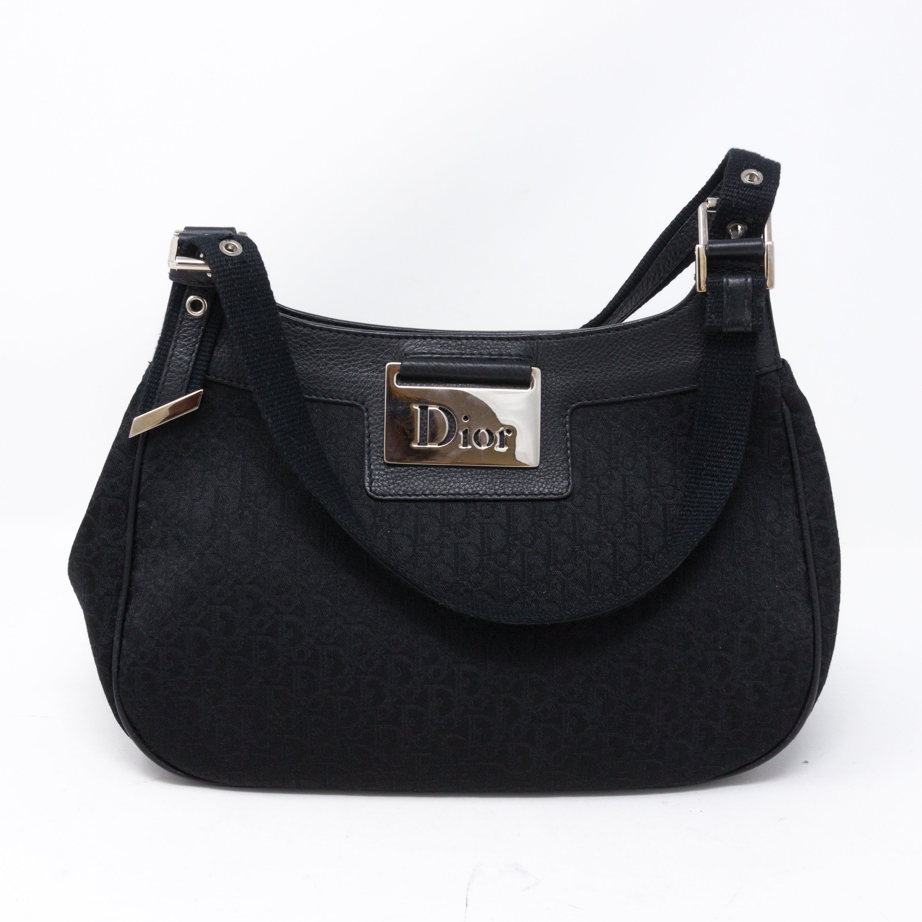 Handbag Black Oblique Canvas