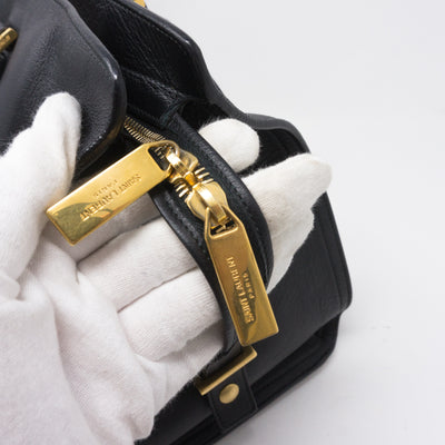 Cabas Classique Y Black Leather