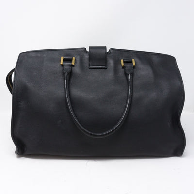 Cabas Classique Y Black Leather